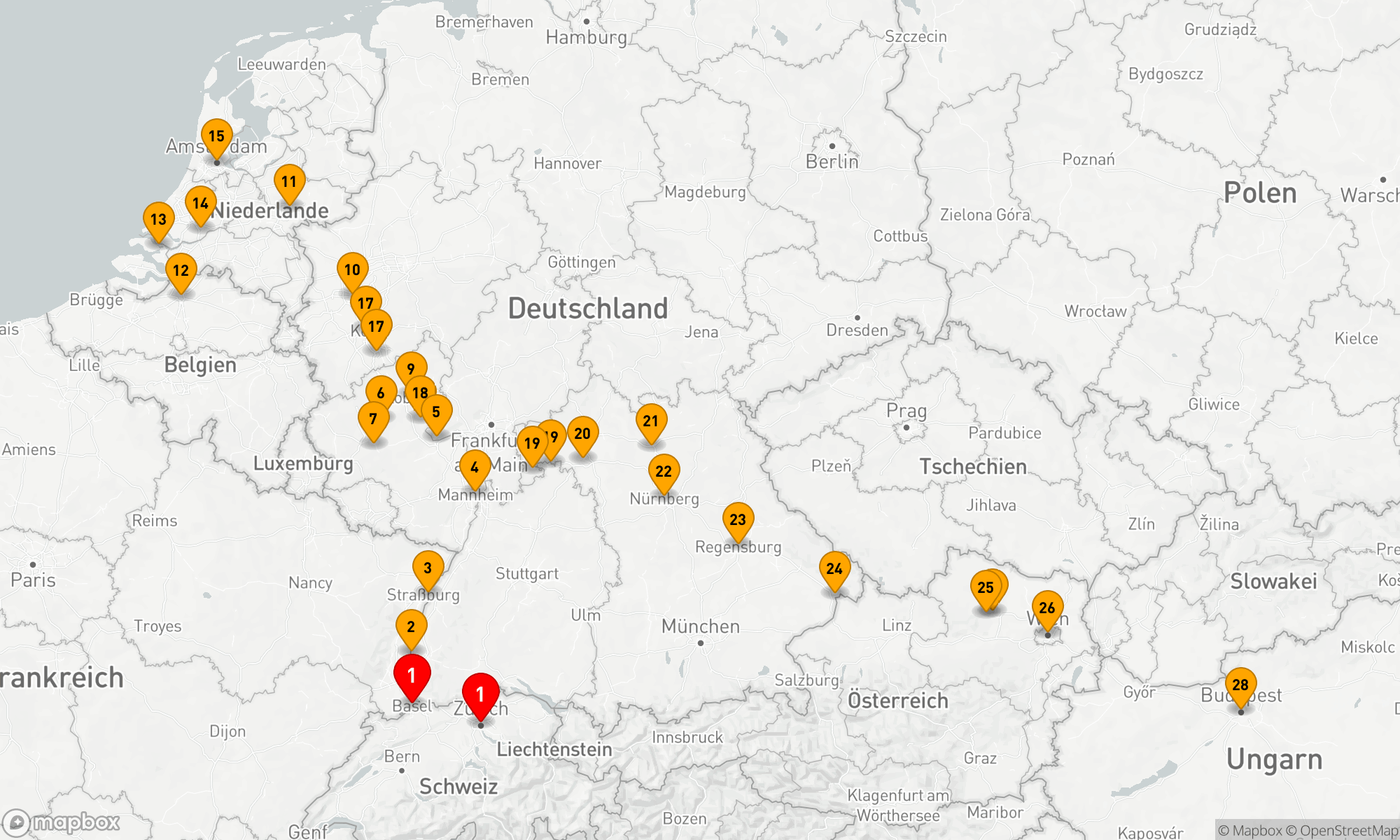 Route 28 Nächte - Juwelen Europas & Romantischer Rhein & Mosel