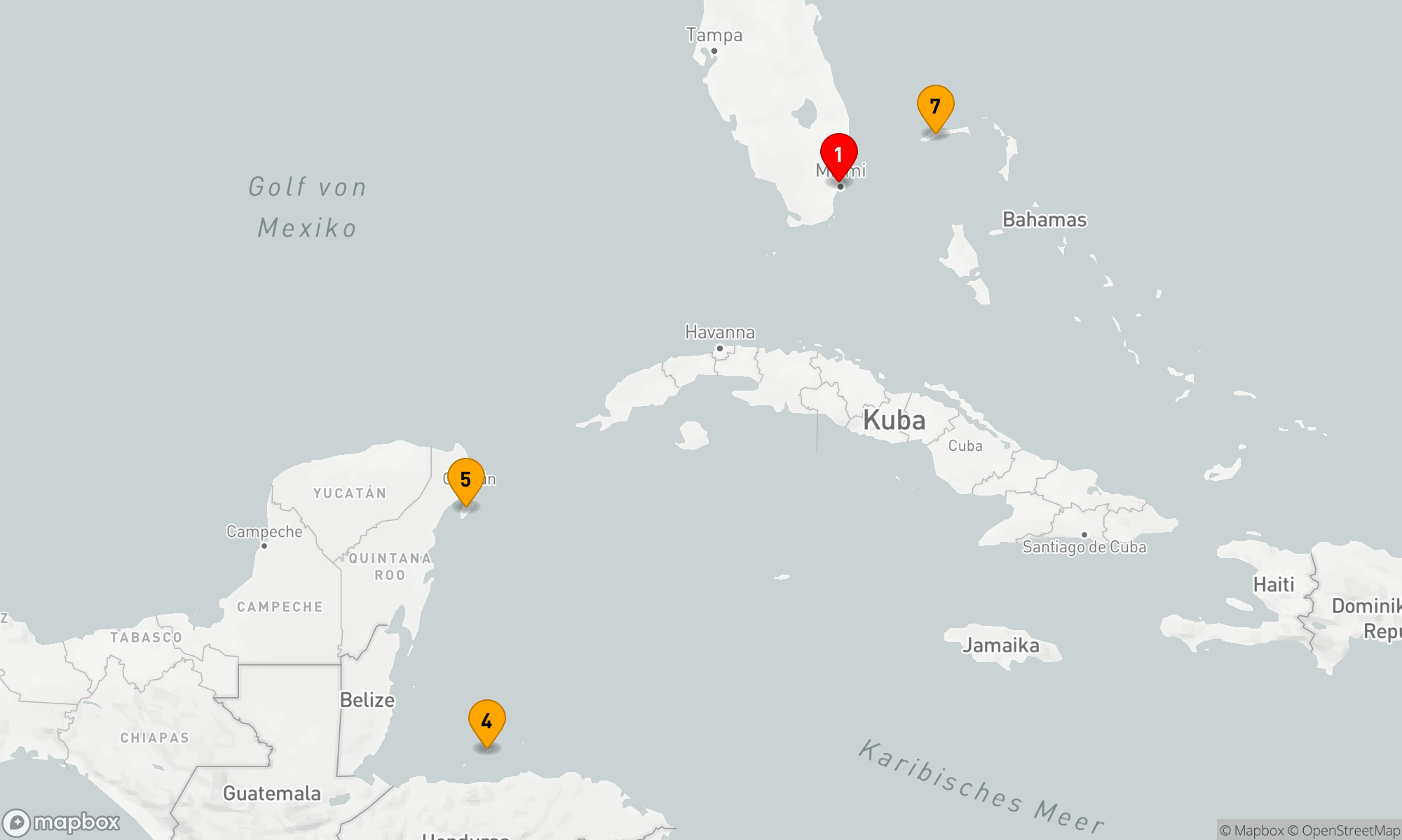 Route 7 Nächte - WESTLICHE KARIBIK