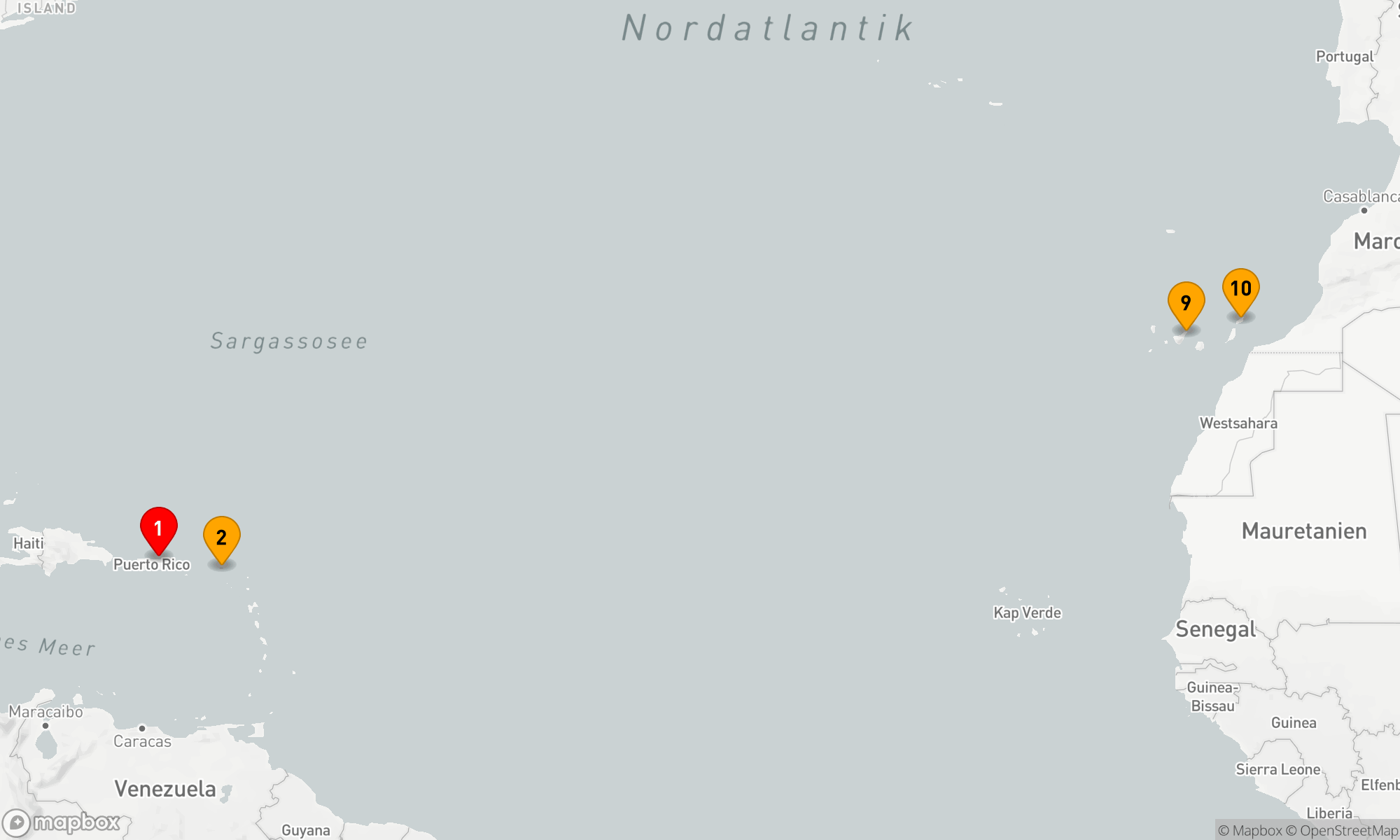 Route 9 Nächte - Atlantische Entdeckungsreise