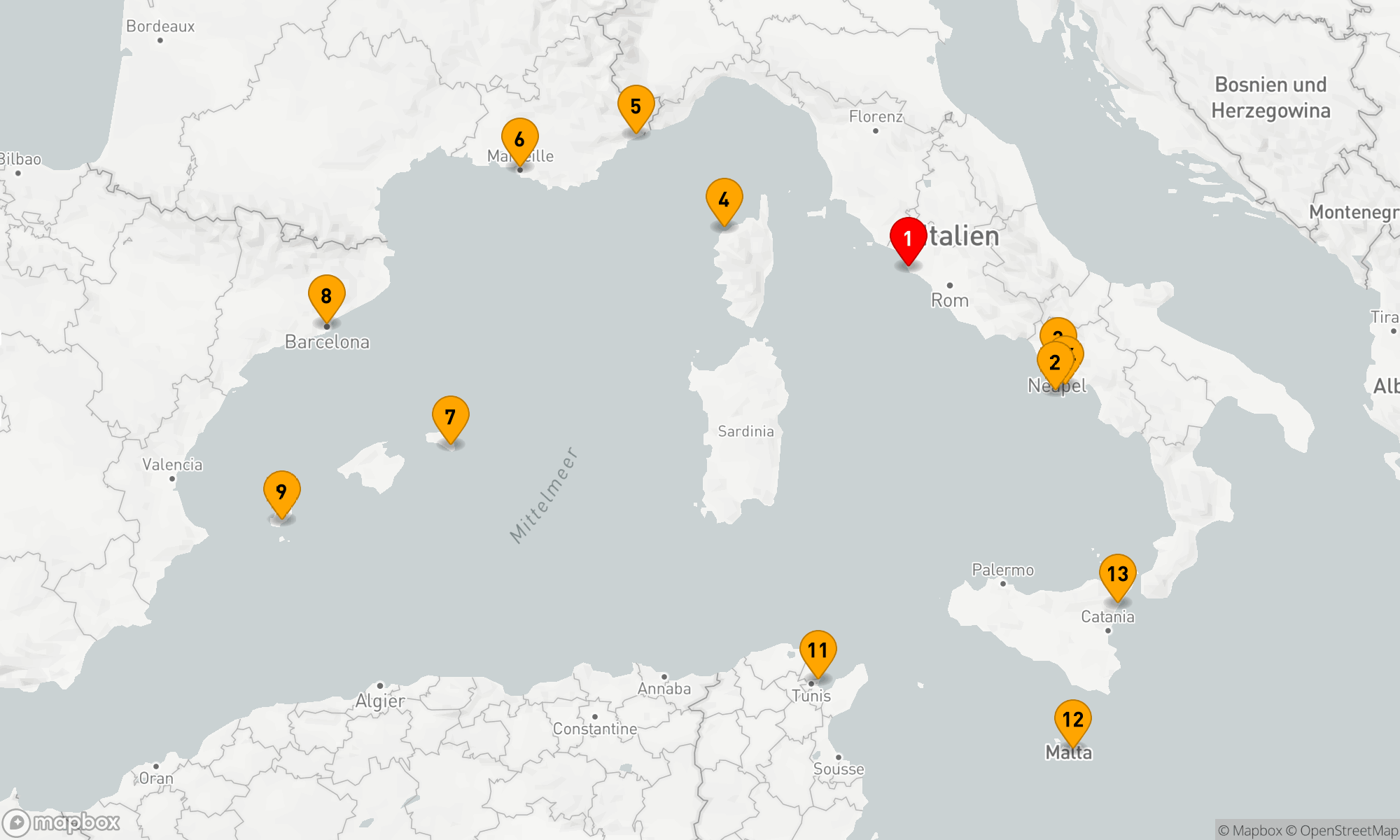 Route 14 Nächte - Mediterranes Entdeckerglück