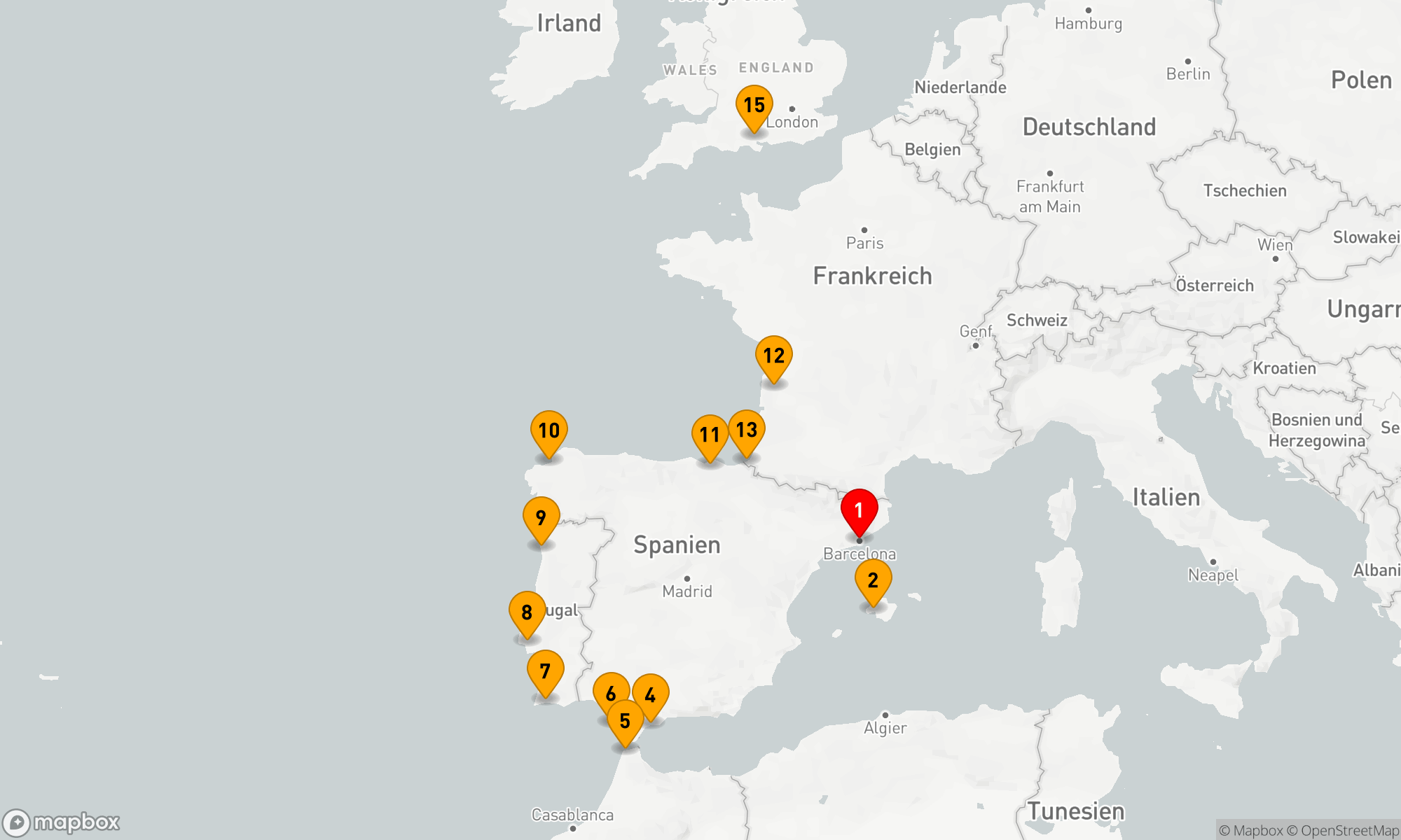 Route 14 Nächte - Von Gaudí bis zur Garonne: Eine Entdeckungsreise durch Südeuropa und darüber hinaus