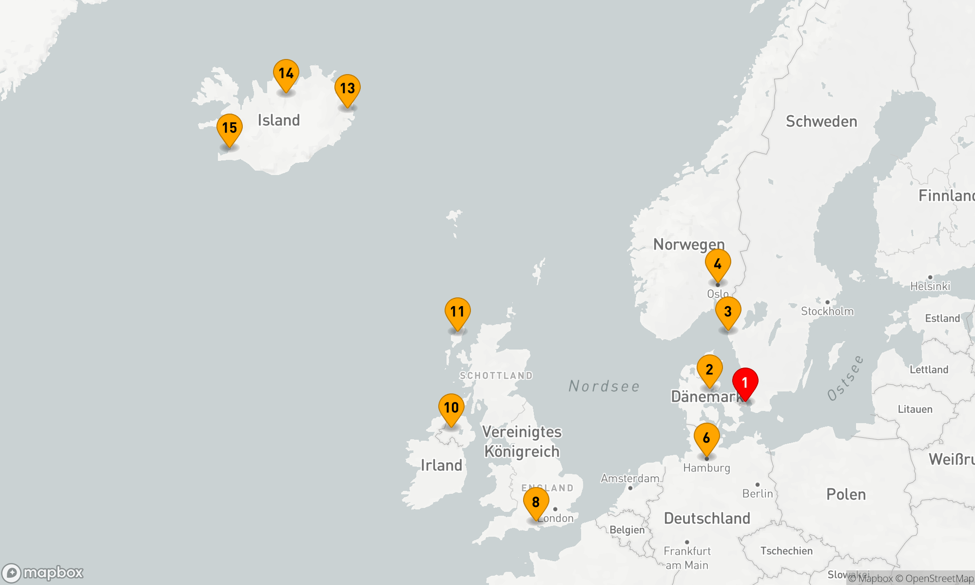 Route 15 Nächte - Nordische Entdeckungsreise: Kultur und Natur im Wandel