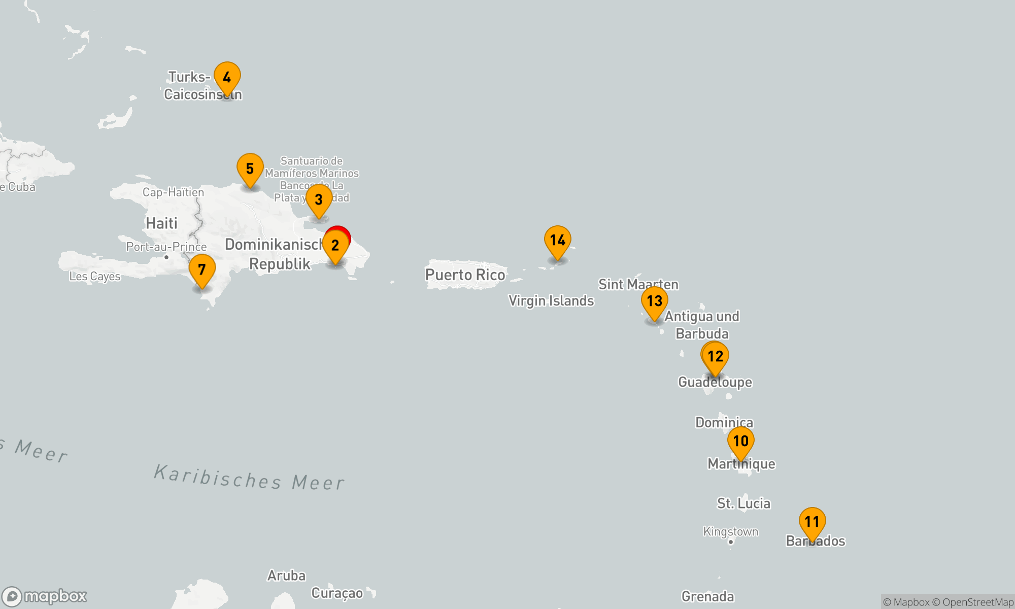 Route 14 Nächte - Karibisches Inselabenteuer ab La Romana