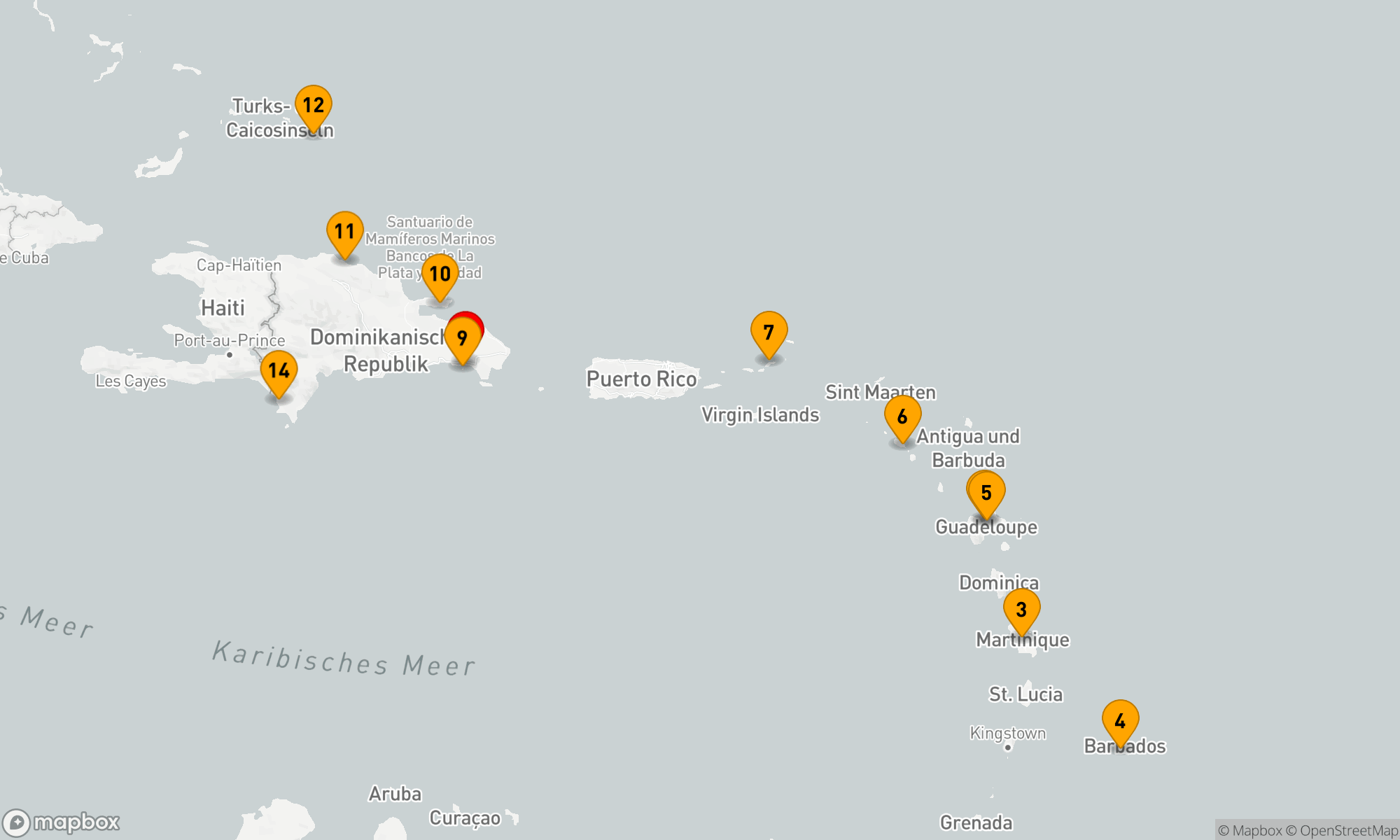 Route 14 Nächte - Karibische Inselträume