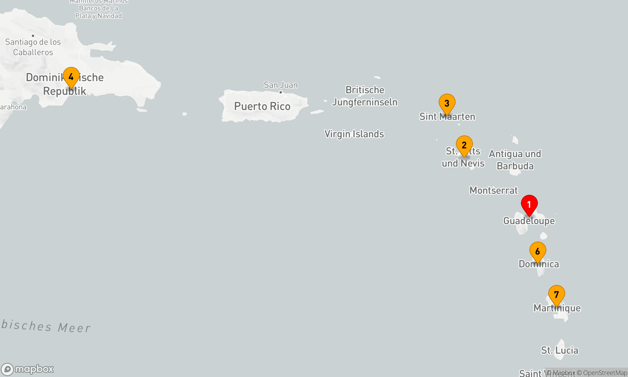 Route 7 Nächte - Karibische Inselträume