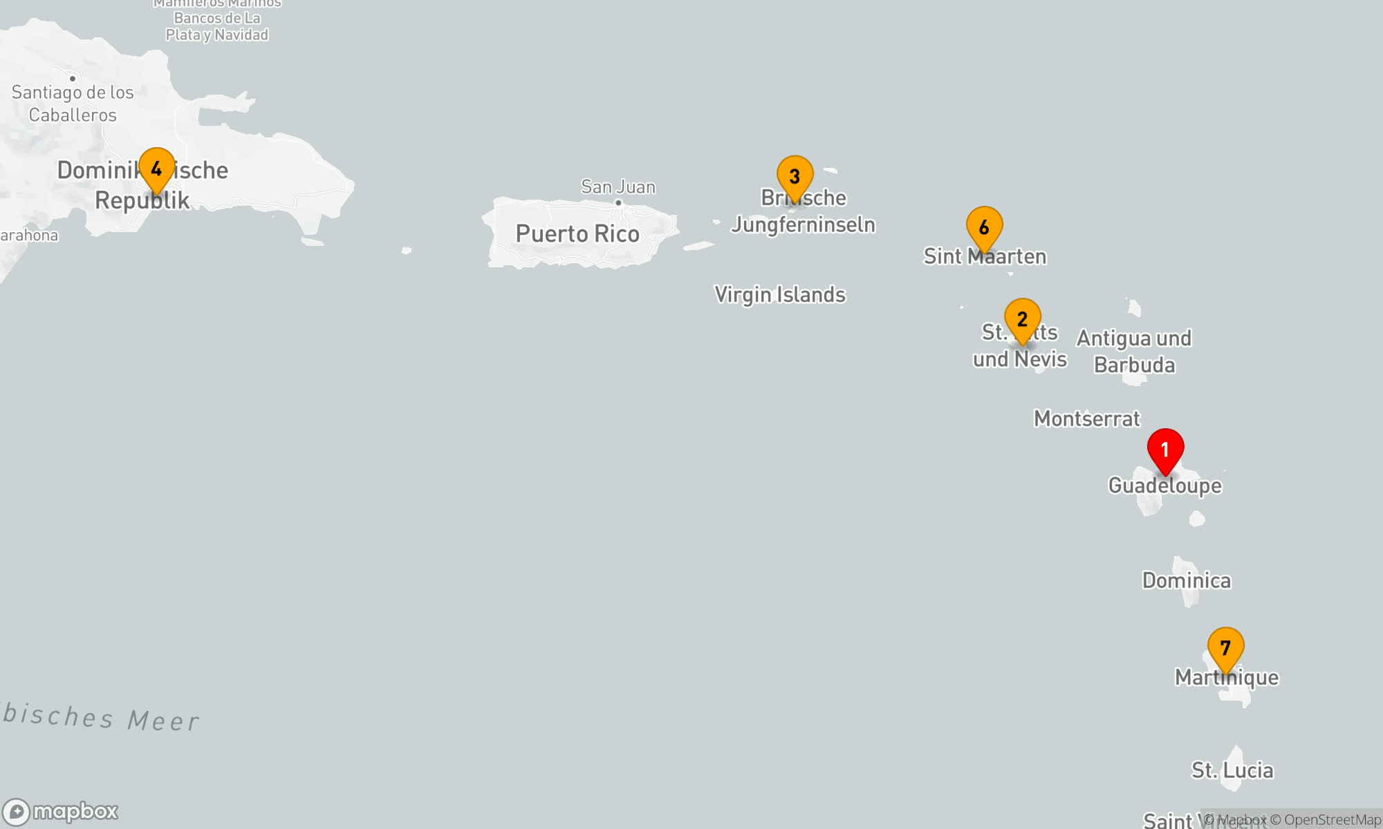 Route 7 Nächte - Karibische Inselträume