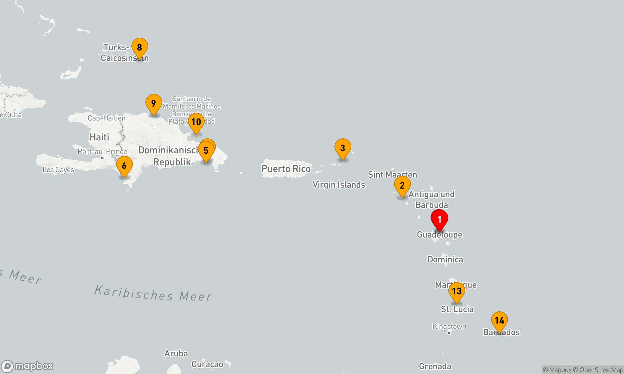 Route 14 Nächte - Karibische Entdeckerträume