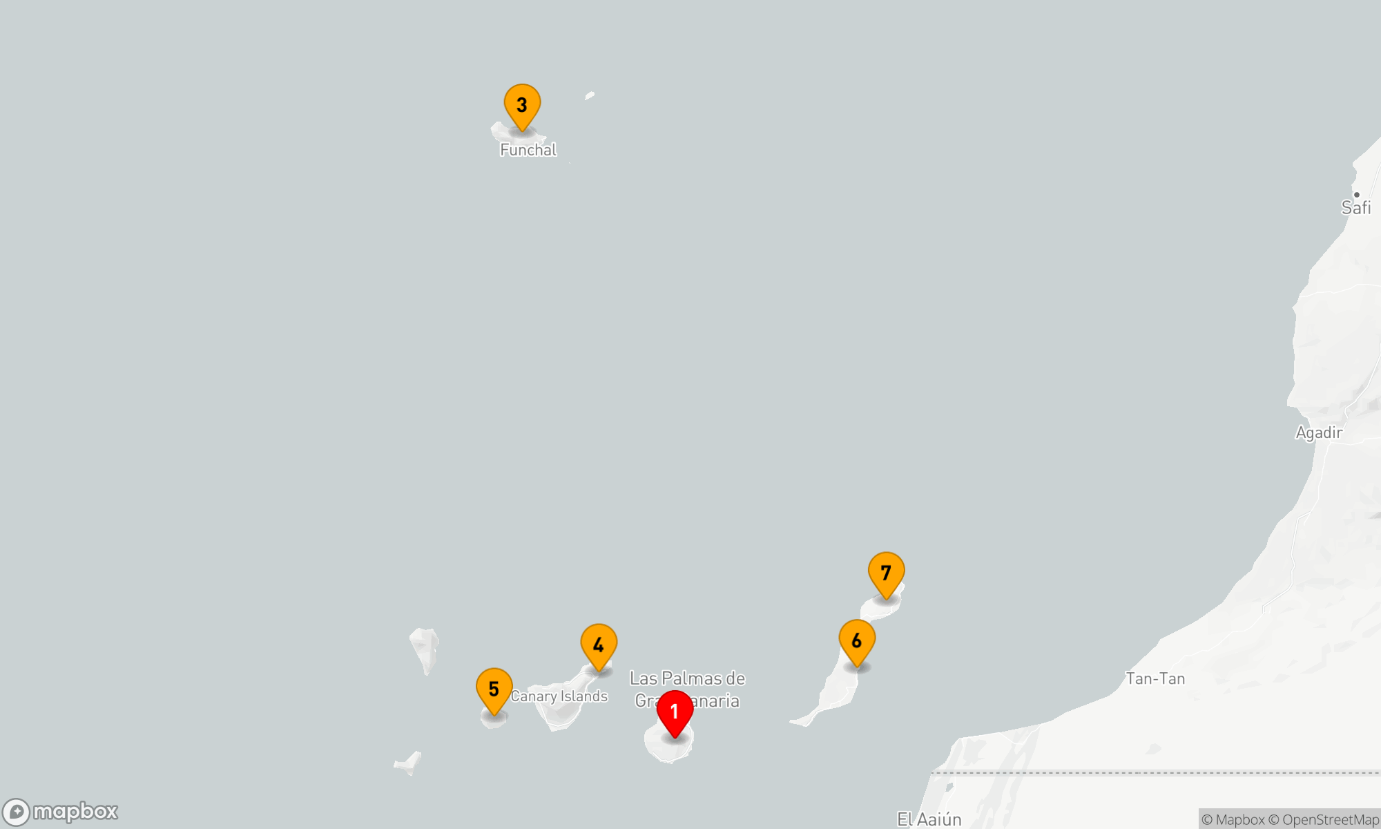 Route 7 Nächte - Inselvielfalt des Atlantiks