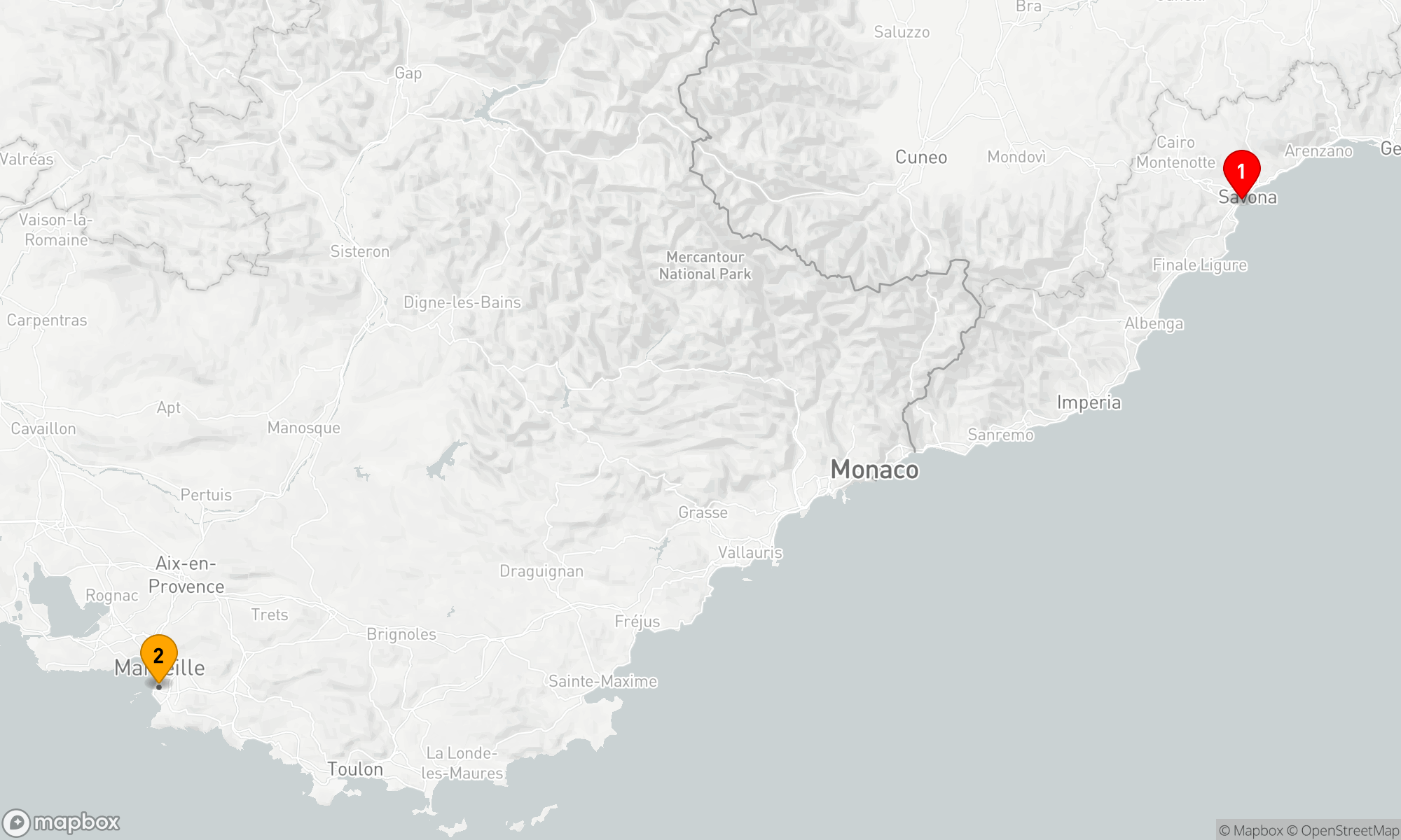 Route 1 Nacht - Mediterranes Abenteuer