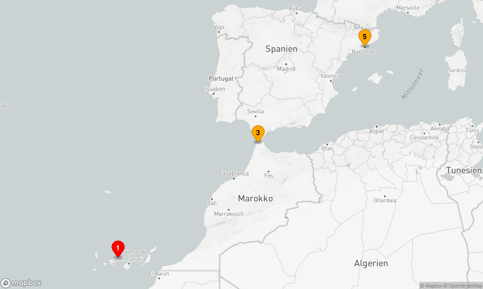 Route 4 Nächte - Mediterrane Entdeckungsreise