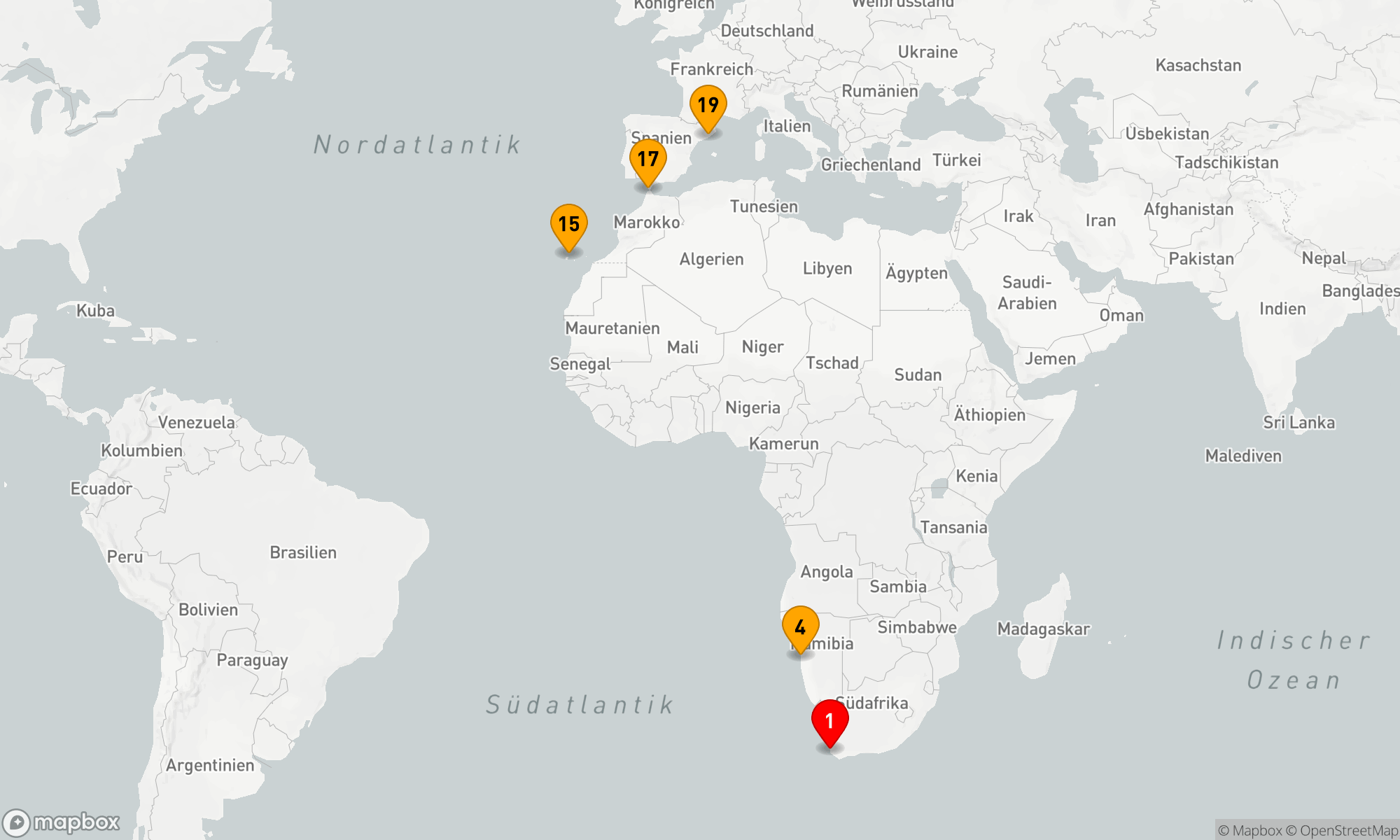 Route 18 Nächte - Von Afrika zur Mittelmeersonne: Eine unvergessliche Entdeckungsreise