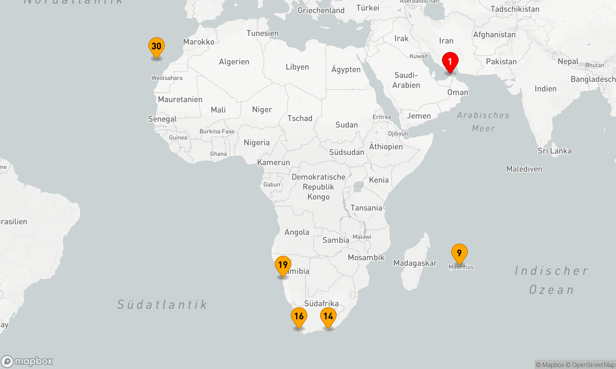 Route 29 Nächte - Orient & Atlantik Entdeckungsreise