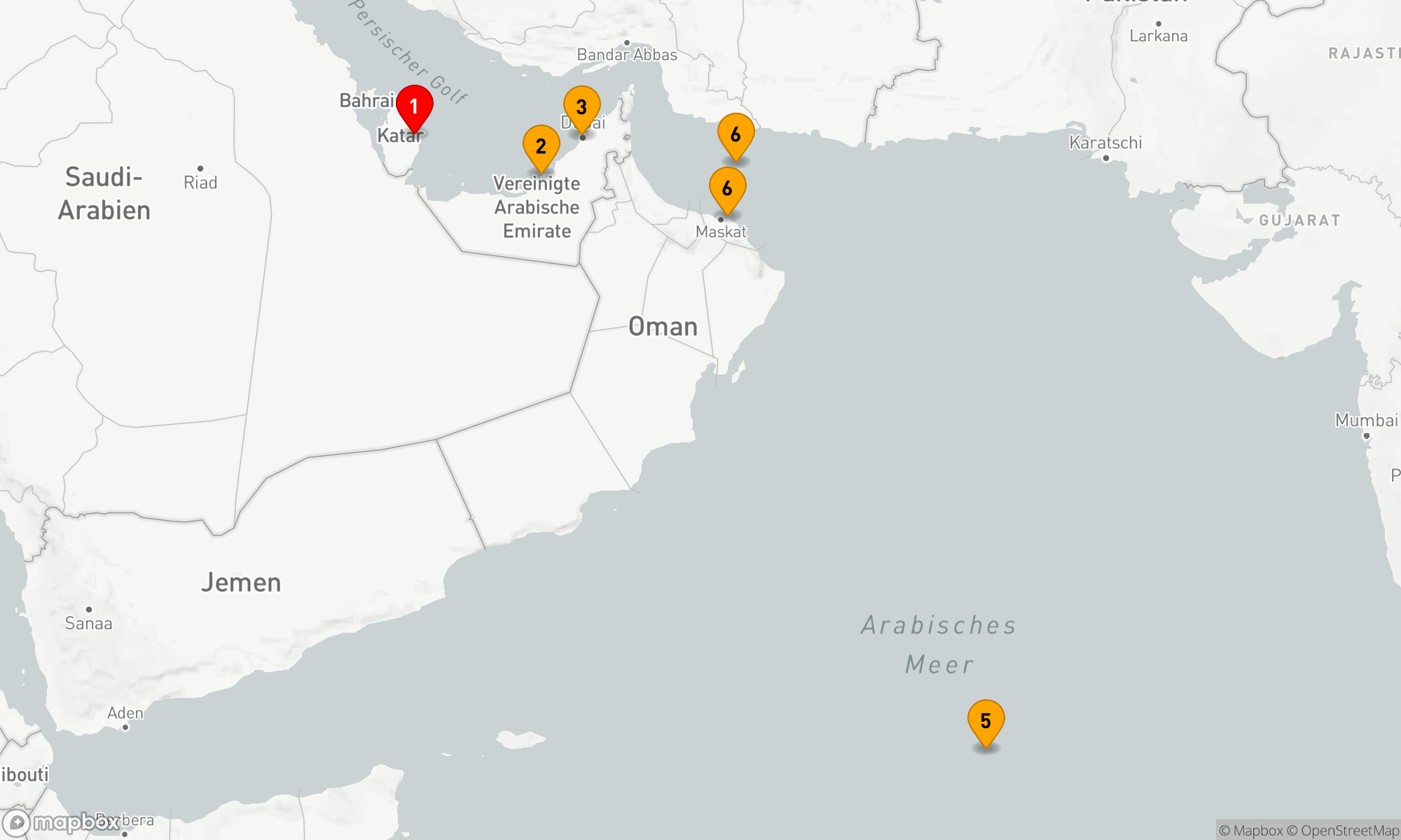 Route 7 Nächte - Orientalische Entdeckungsreise ab Doha