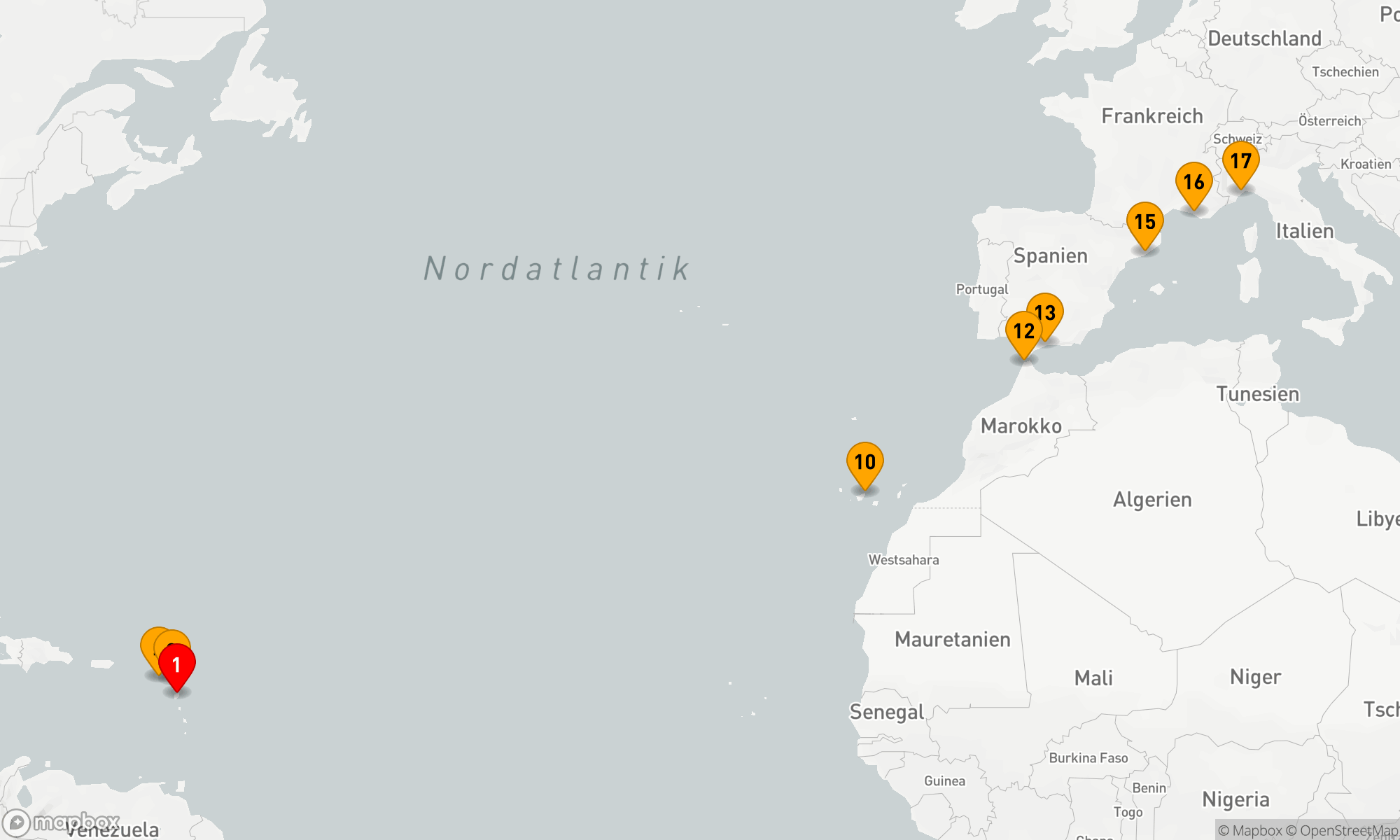 Route 16 Nächte - Inselträume und Mittelmeerzauber