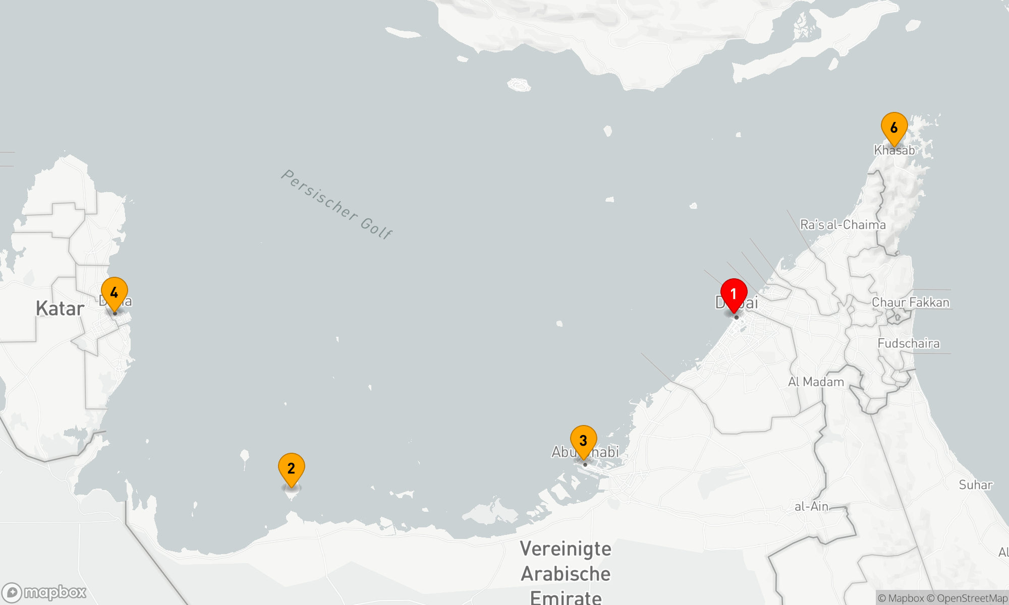 Route 7 Nächte - Arabische Küstenschätze