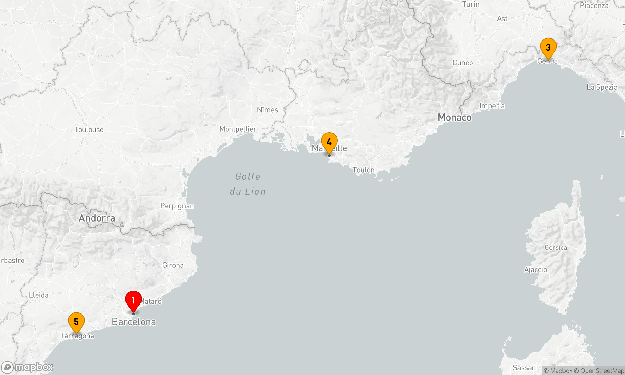 Route 4 Nächte - Mediterrane Entdeckungsreise