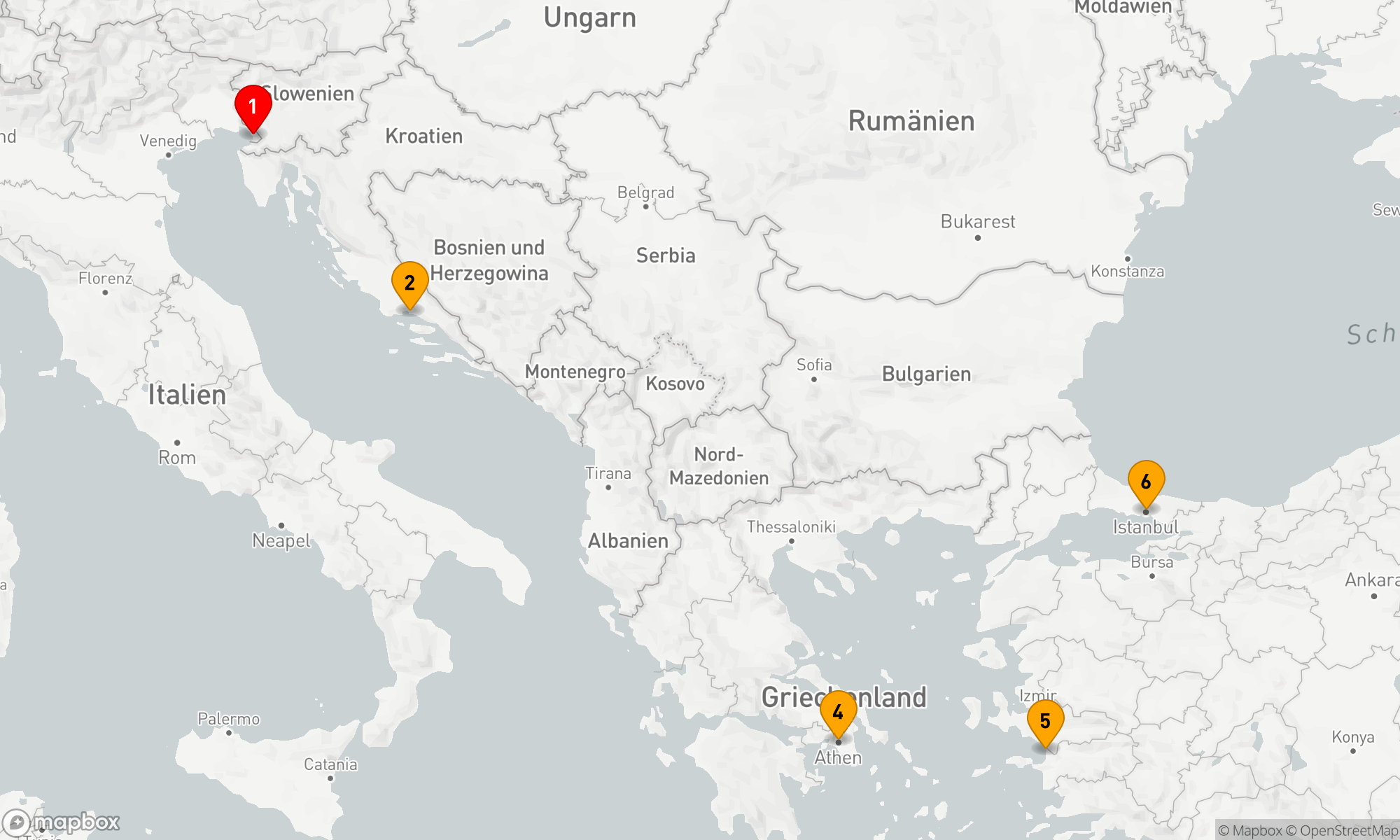 Route 5 Nächte - Inselträume im Ägäischen Meer