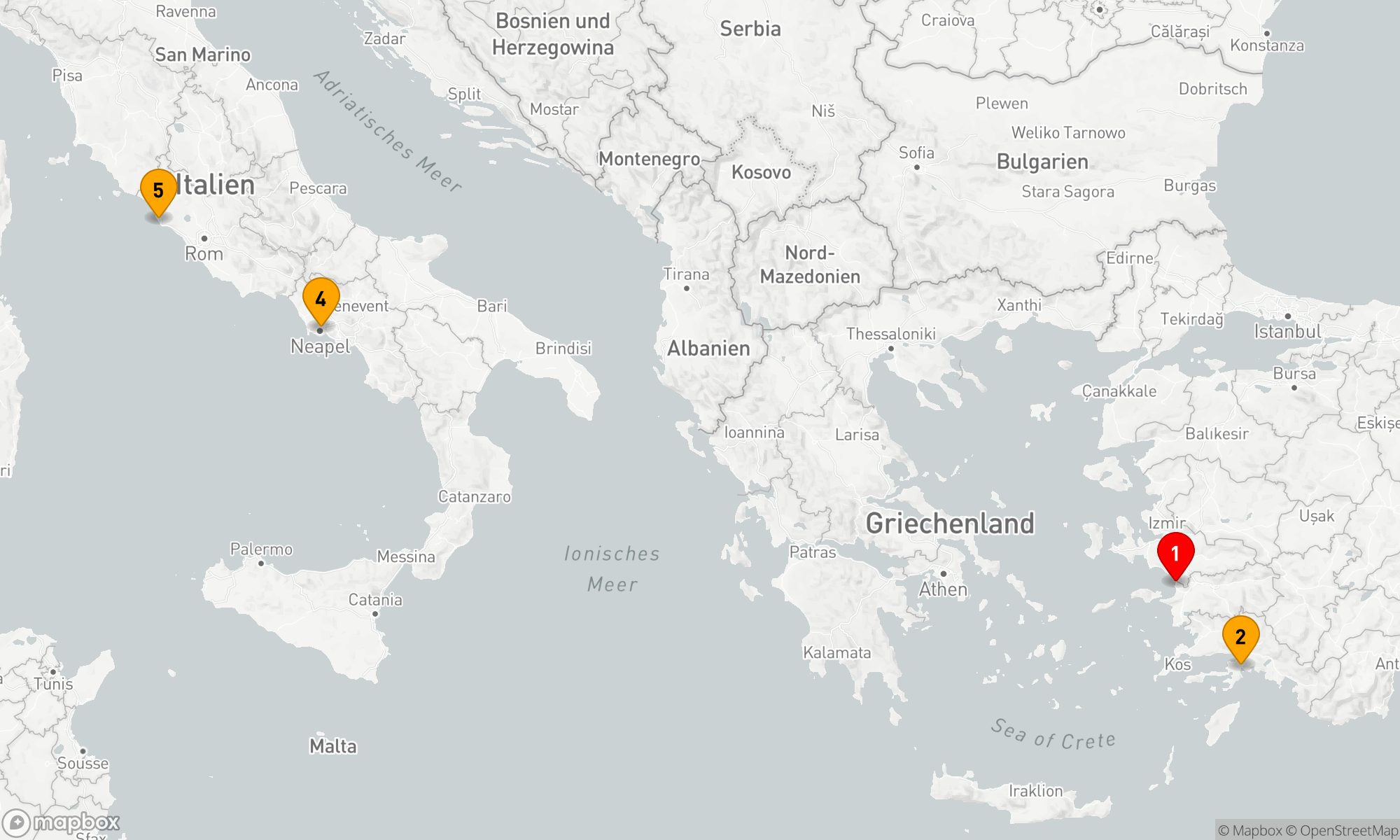 Route 4 Nächte - Mediterranes Märchen: Entdeckungsreise ans Tyrrhenische Meer