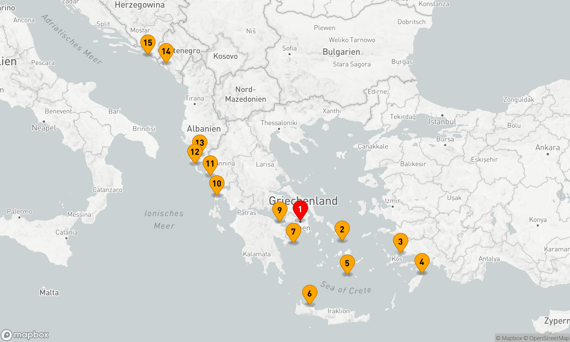 Route 14 Nächte - Entdecken Sie Coastal Classics