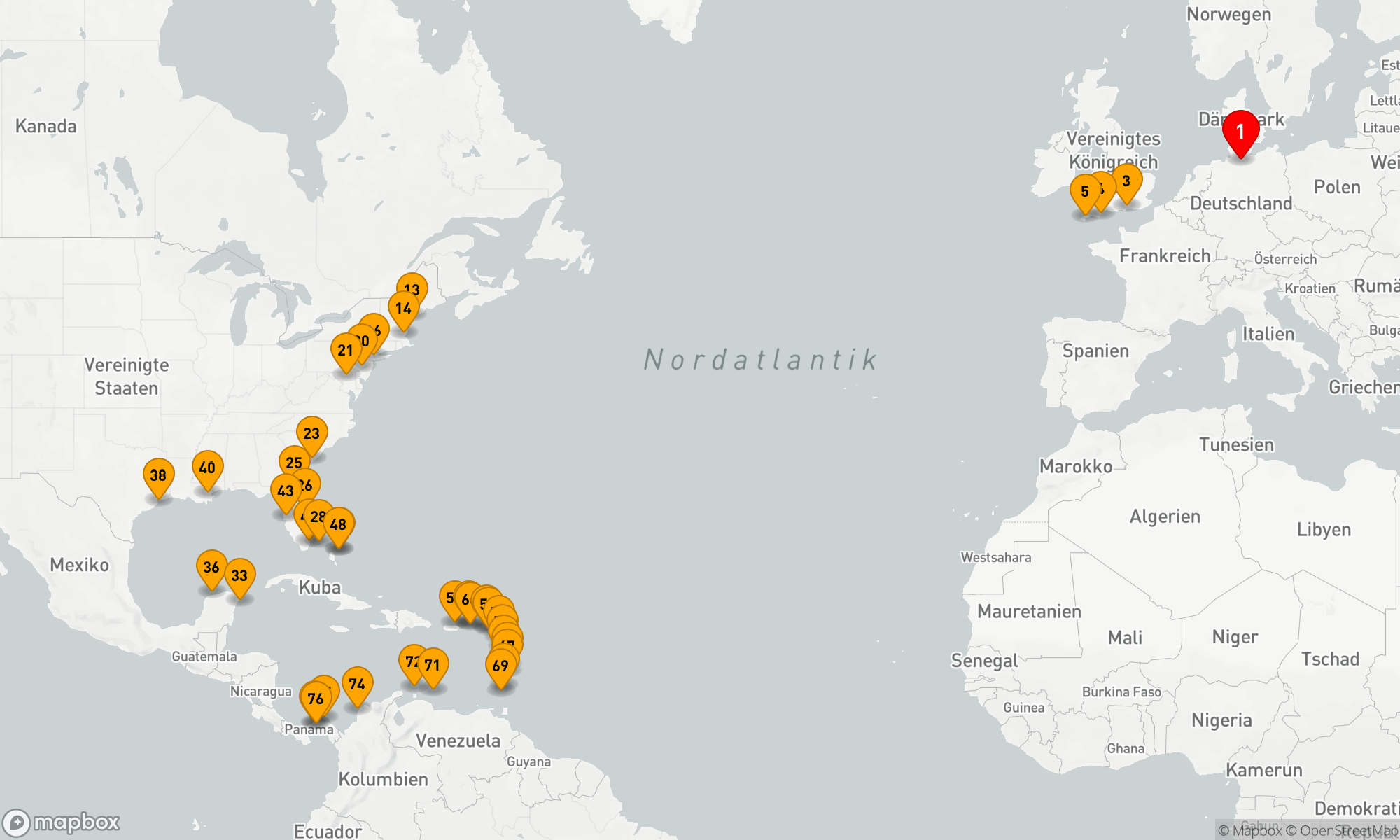 Route 76 Nächte - Paradiesische Festtage unter Palmen (EUX272100)