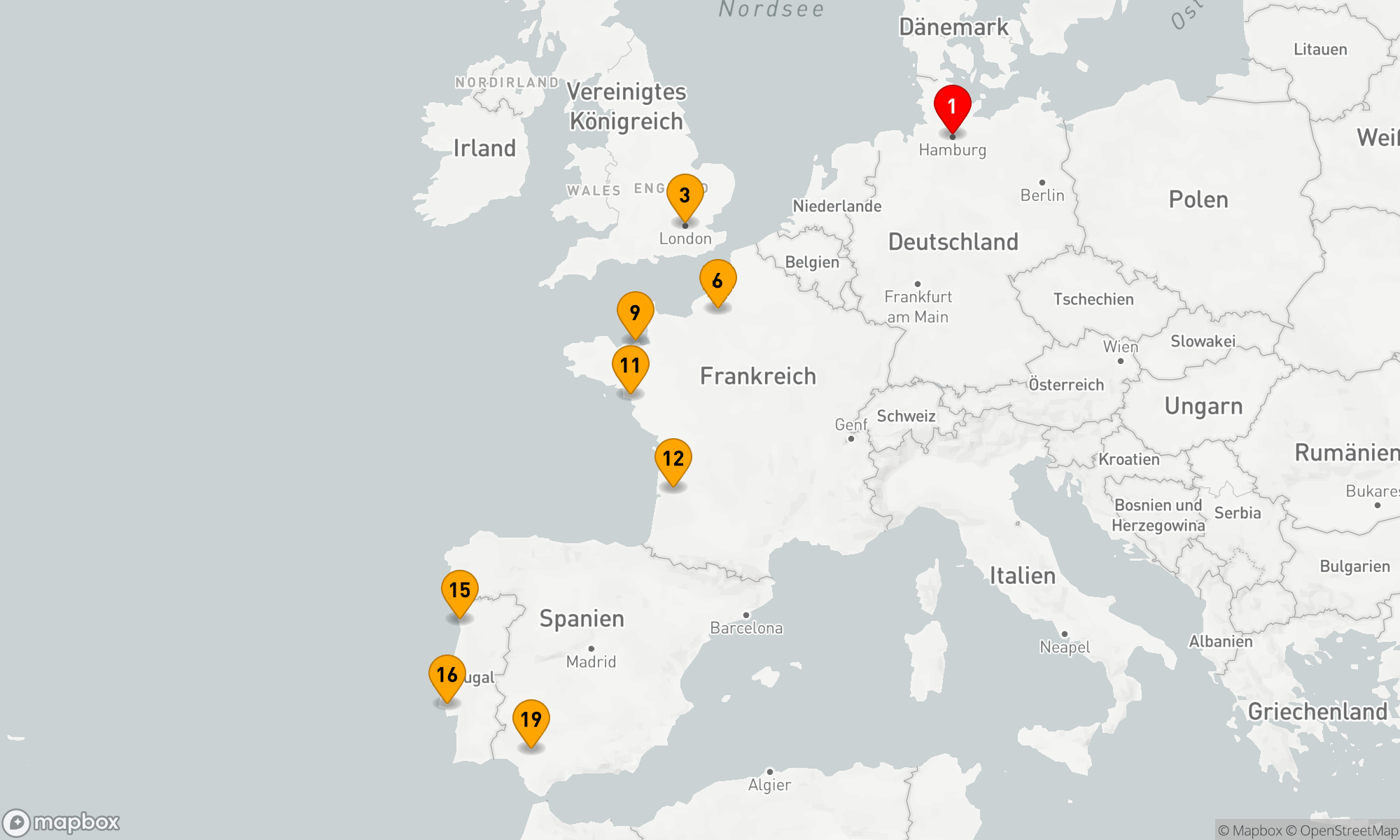 Route 19 Nächte - Europas Flüsse: Kulturjuwele von Tower Bridge bis Ponte 25 de Abril (SPI2715)