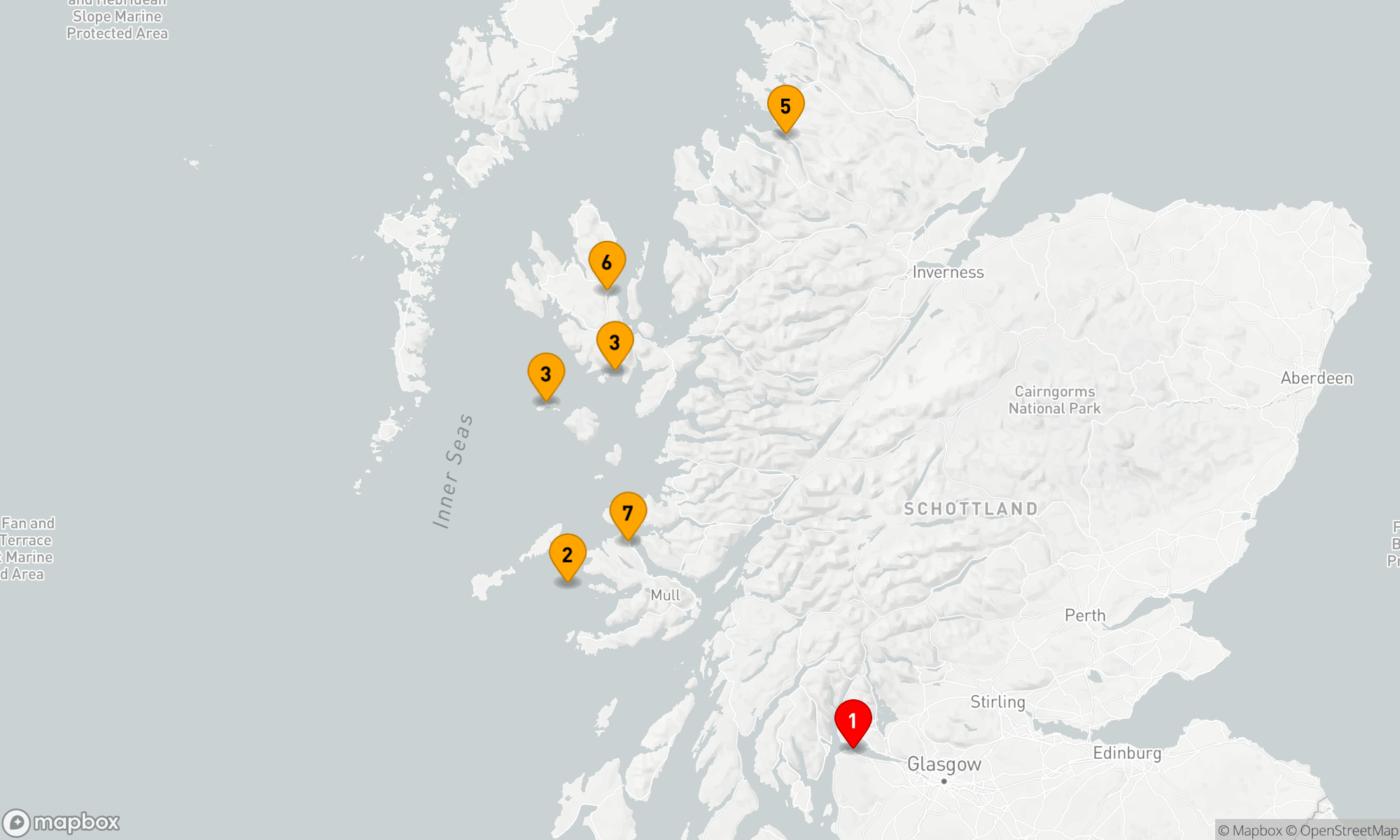 Route 7 Nächte - Mythische Inseln und wilde Landschaften auf den Hebriden