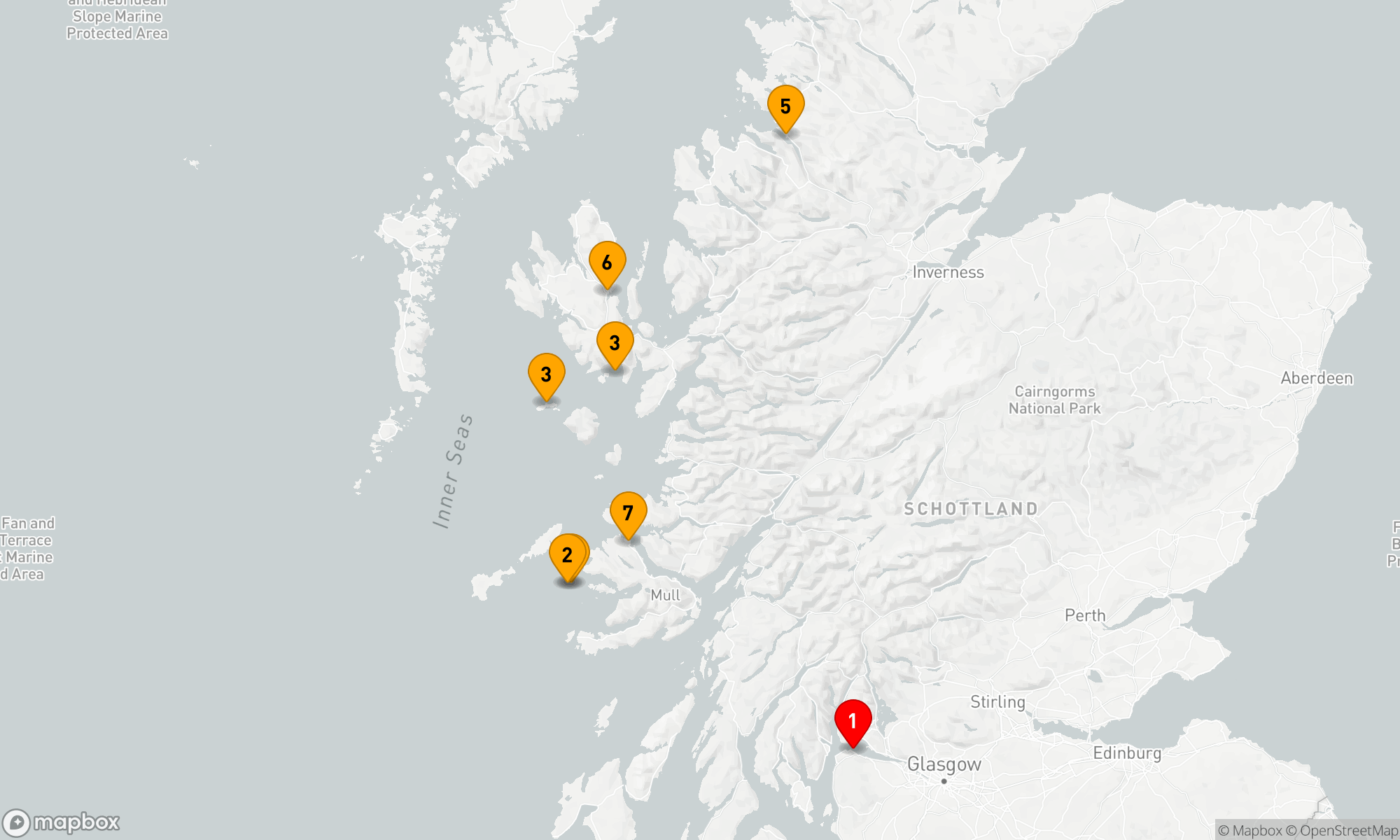 Route 7 Nächte - Mythische Inseln und wilde Landschaften auf den Hebriden