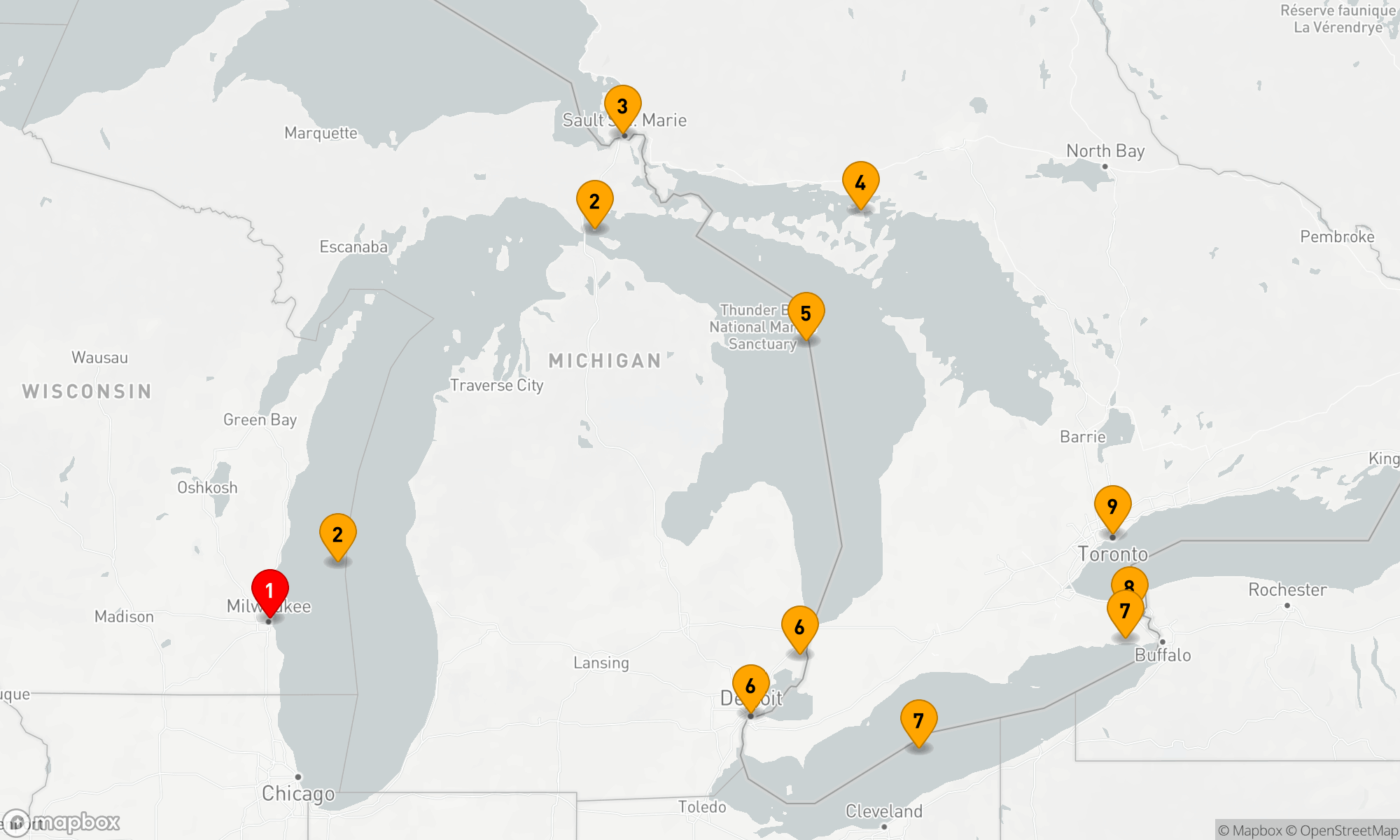 Route 8 Nächte - Eine Reise entlang der Großen Seen – mit Smithsonian Journeys
