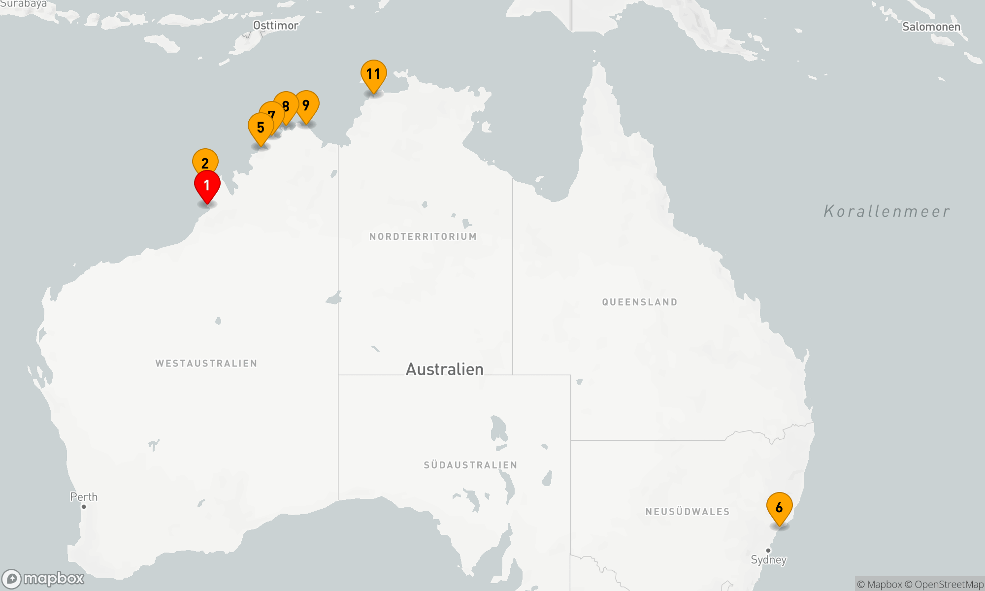 Route 10 Nächte - Unentdeckte Schätze Australiens