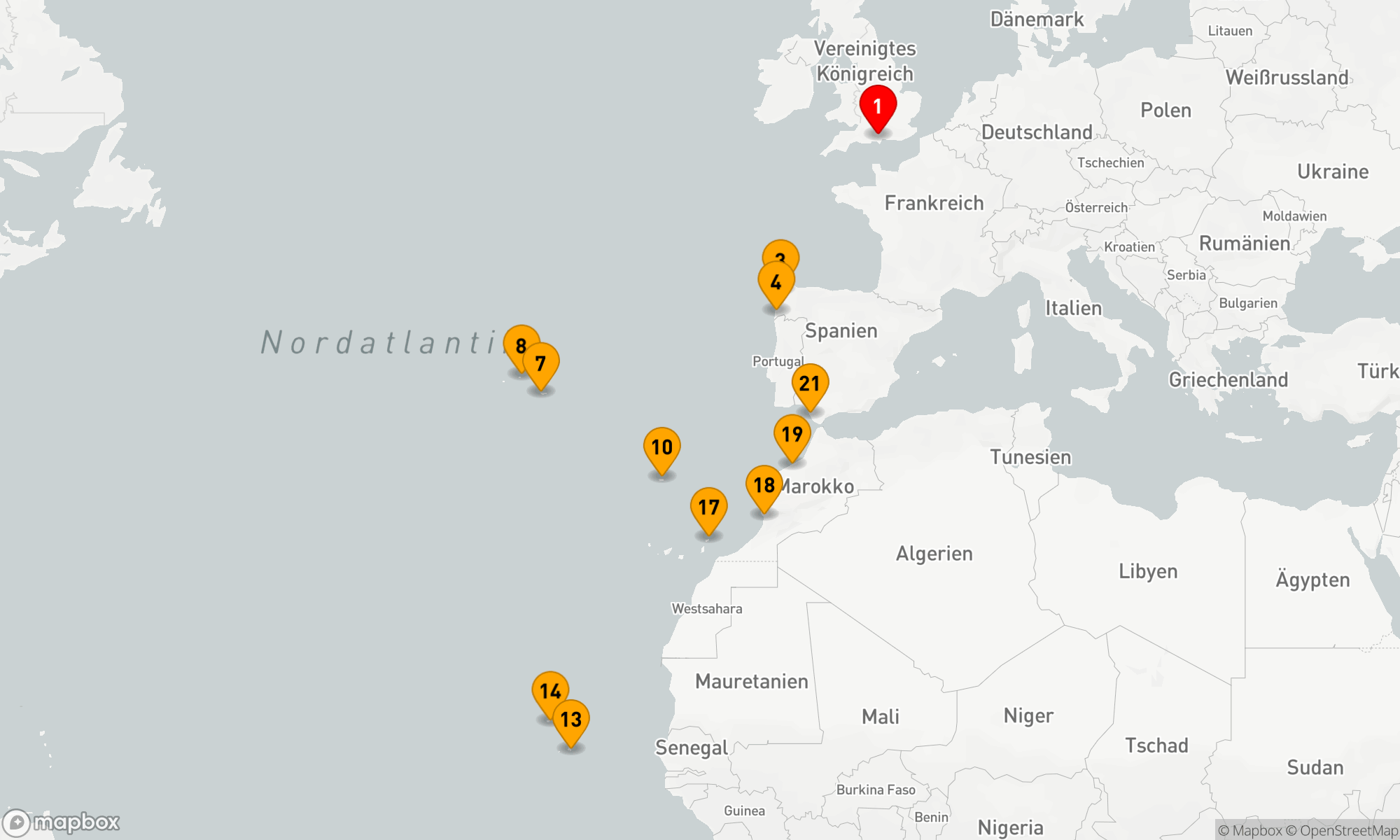 Route 23 Nächte - ENTDECKUNG VON MAROKKO UND KAP VERDE