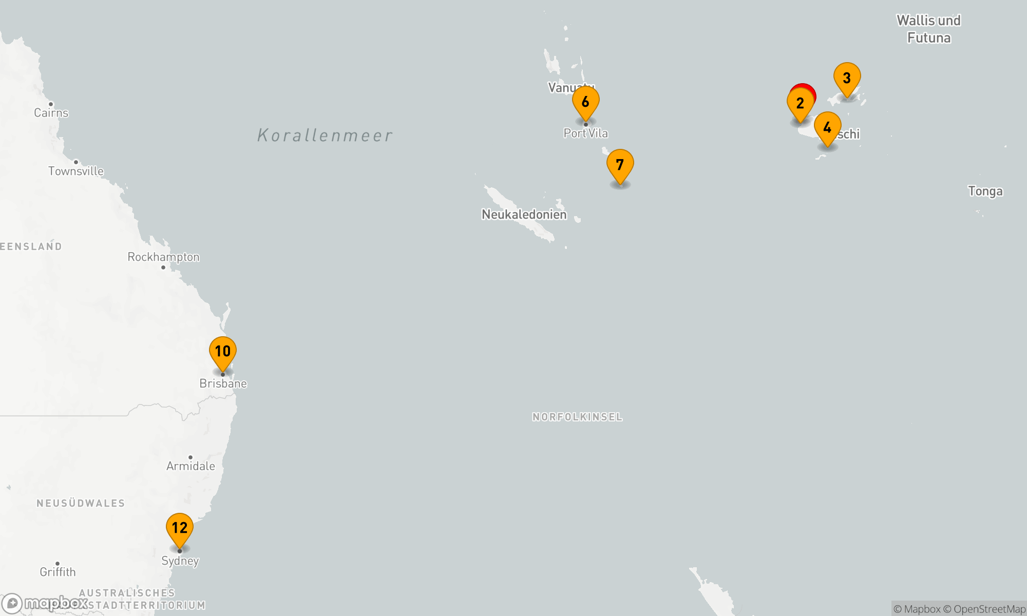 Route 11 Nächte - Entdeckungsreise im Südpazifik