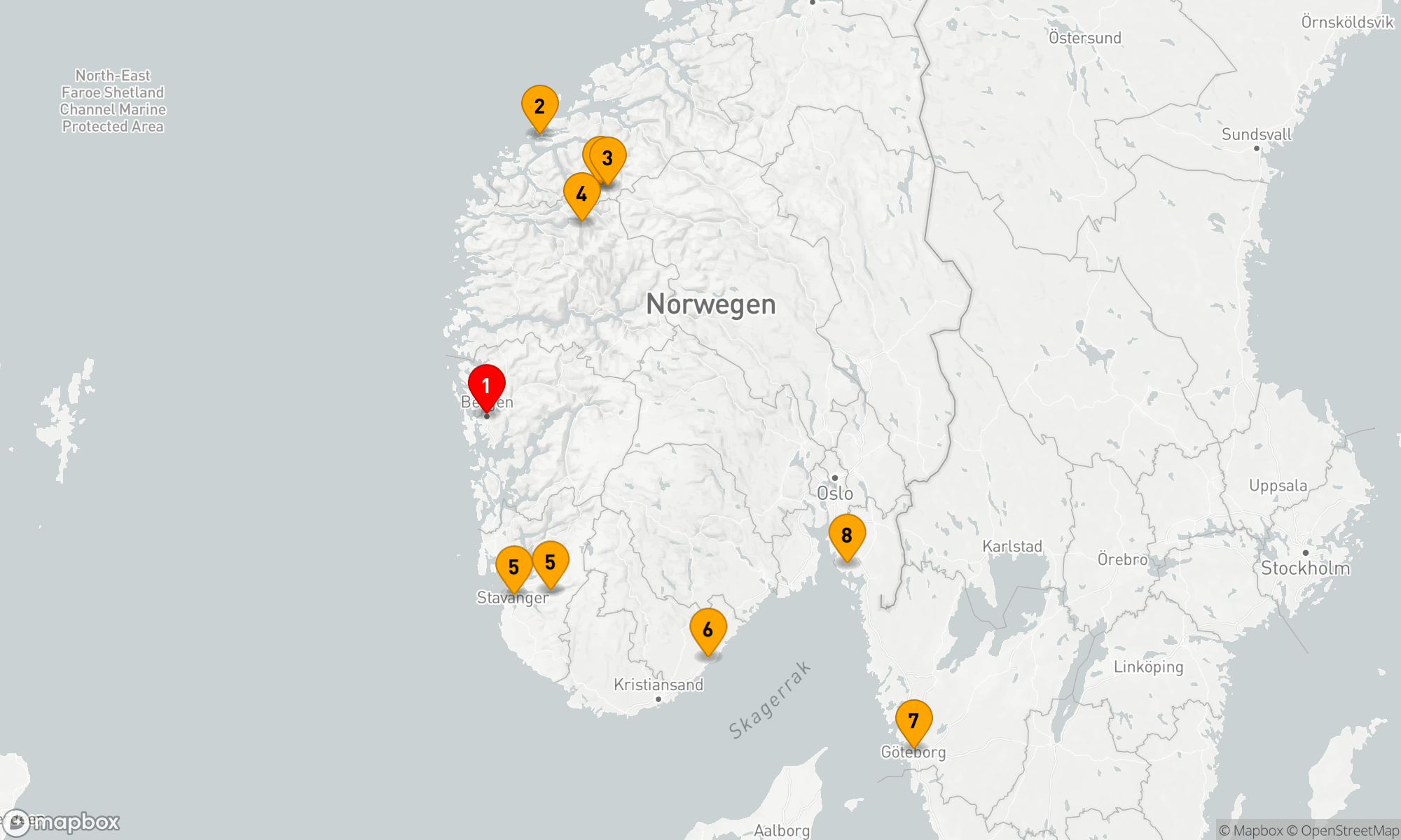 Route 7 Nächte - Kreuzfahrt durch die Norwegischen Fjorde – mit Smithsonian Journeys