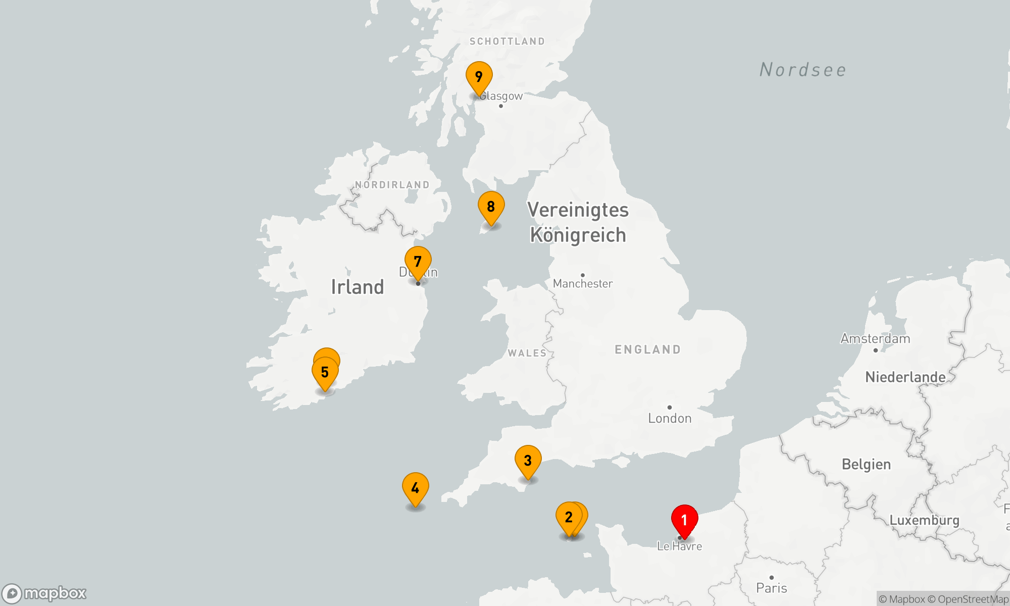 Route 8 Nächte - Britische Archipele und keltische Küsten