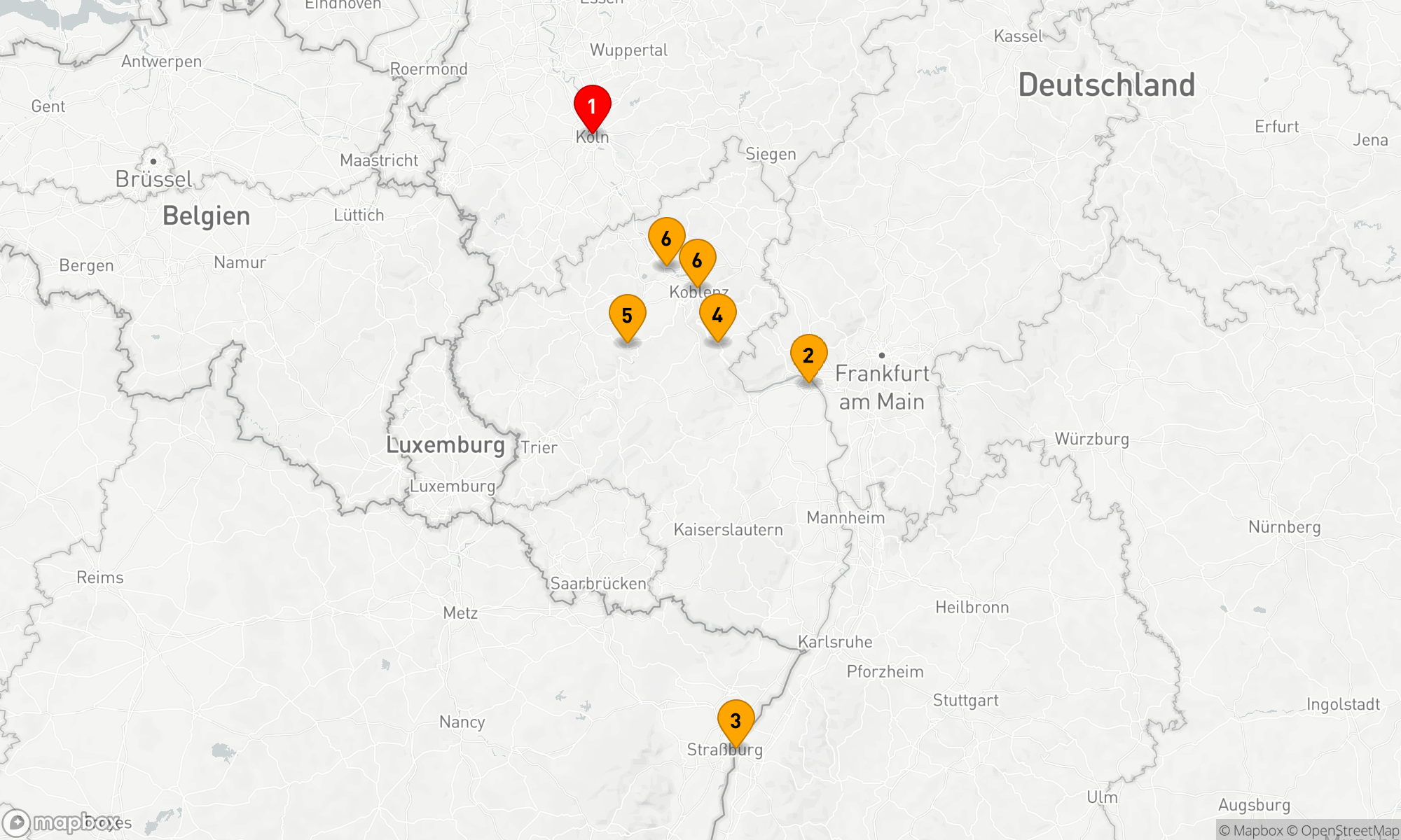 Route 7 Nächte - Feuerwerk-Spektakel auf dem Rhein