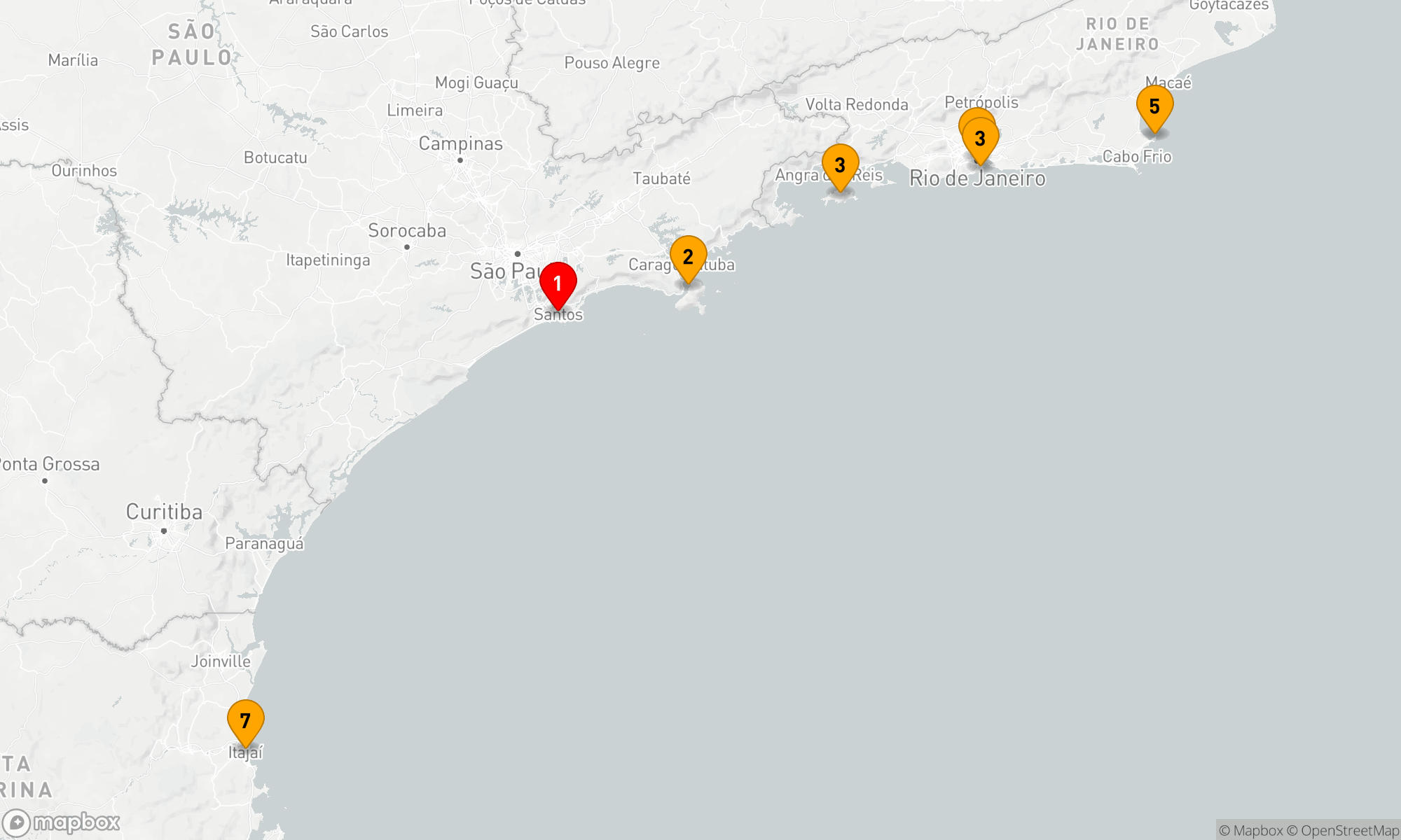 Route 7 Nächte - Brasilianische Küstenimpressionen