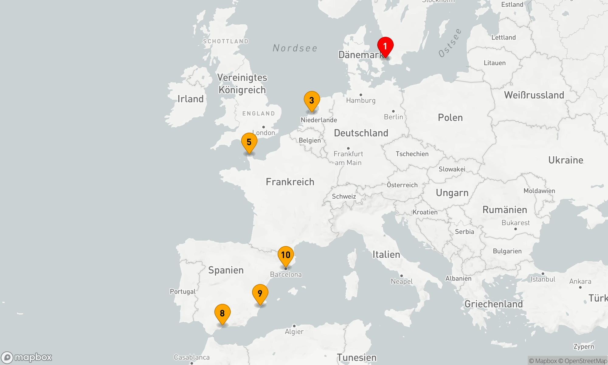 Route 9 Nächte - Von Nordlichtern zu Mittelmeerträumen