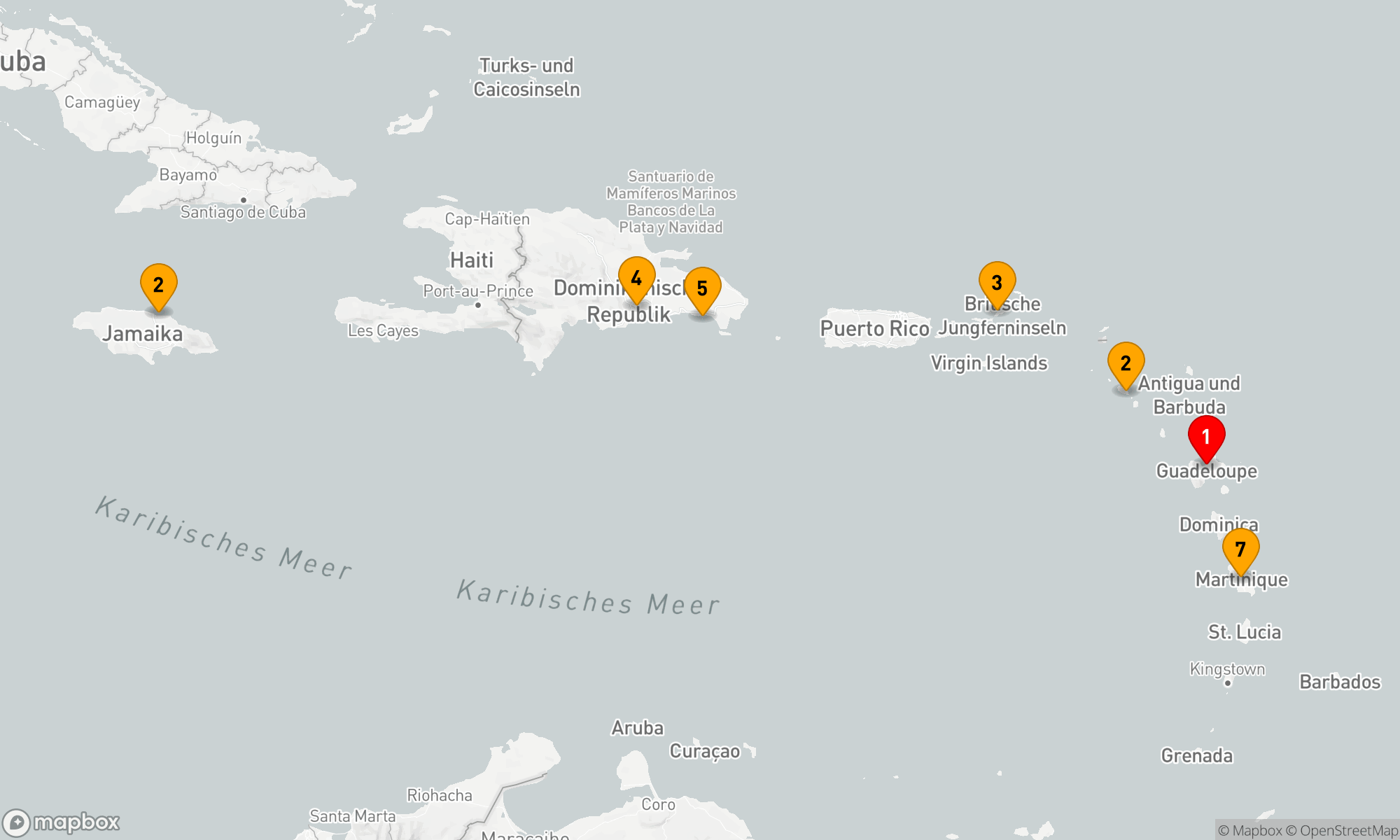 Route 7 Nächte - Karibische Entdeckerfahrt