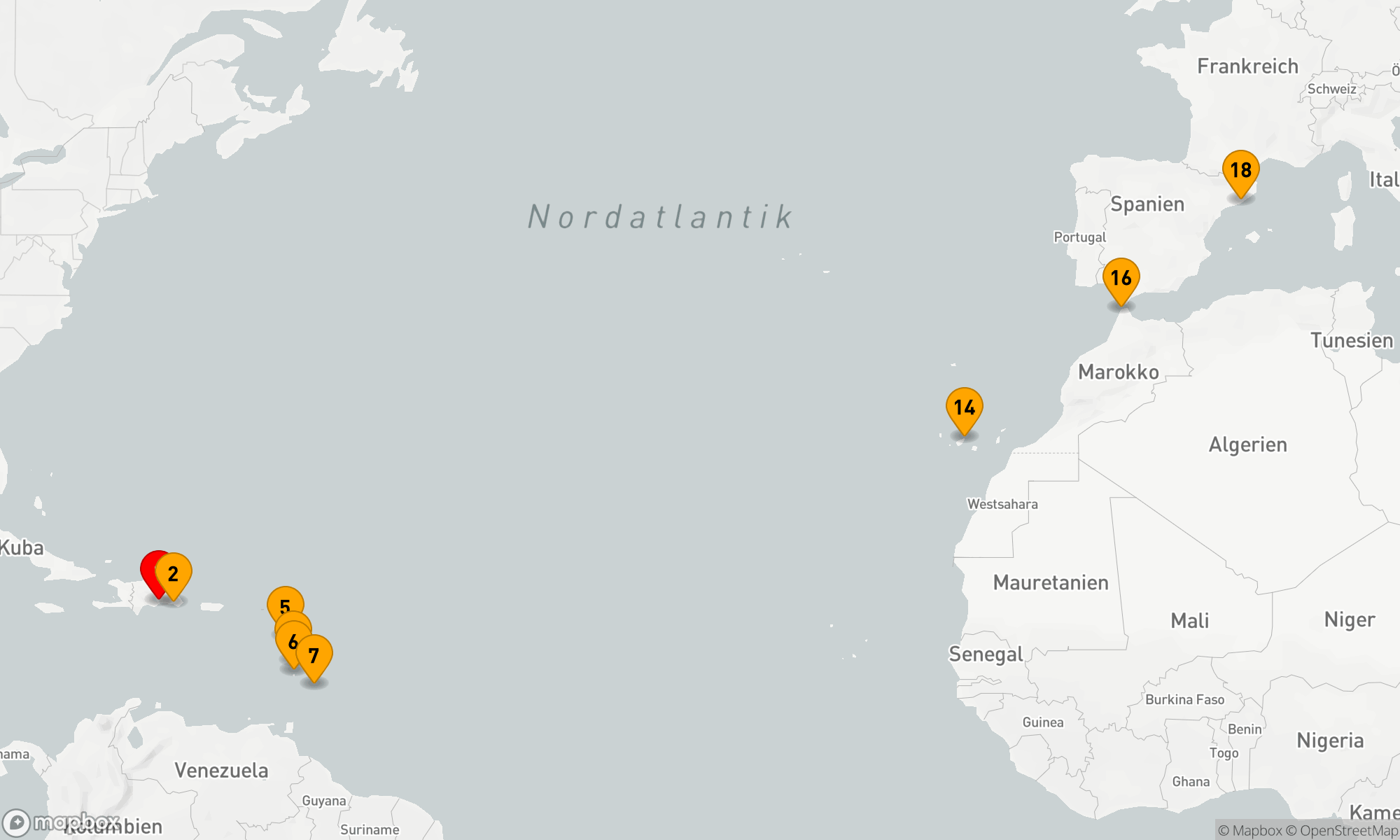 Route 17 Nächte - Karibik trifft Mittelmeer: Eine Reise der Kontraste