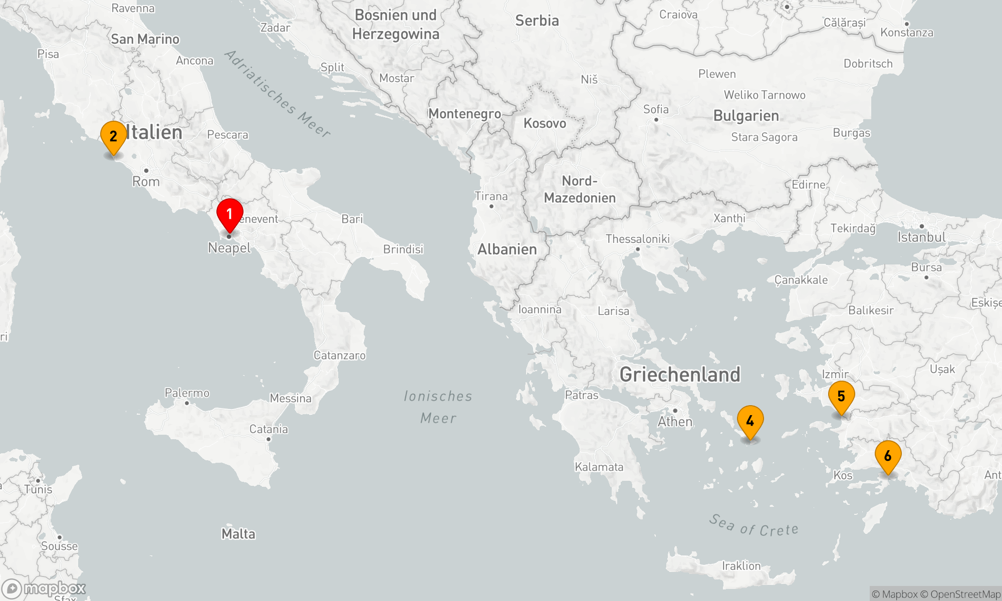 Route 7 Nächte - Mediterranes Kulturerbe Entdecken