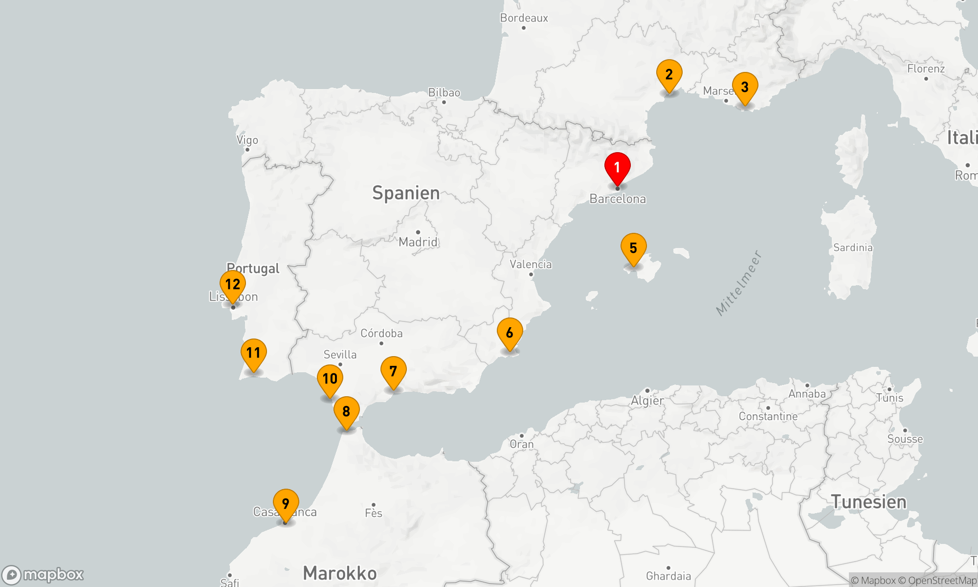 Route 11 Nächte - MAJESTÄTISCHES MÁLAGA & GESCHICHTSTRÄCHTIGES SEVILLA