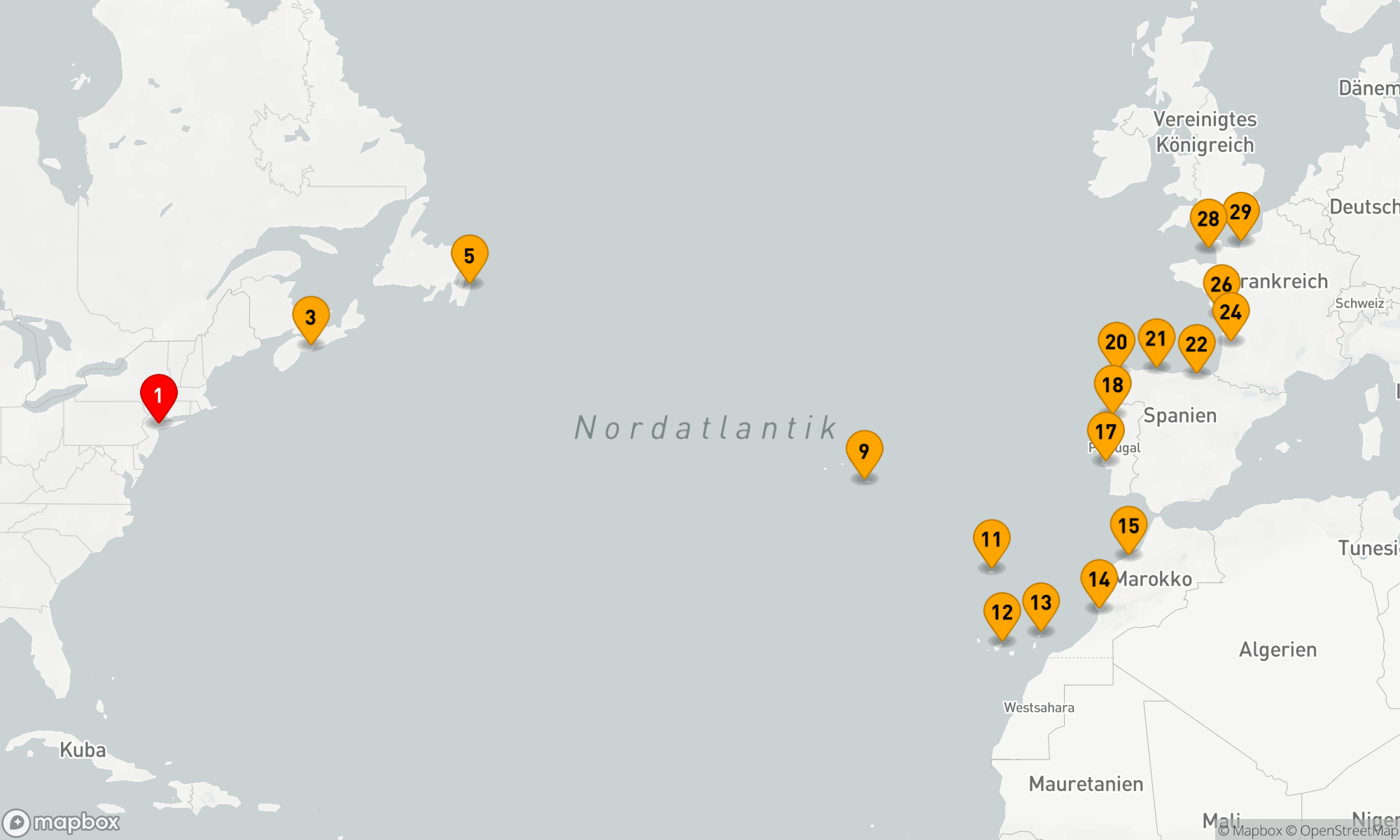 Route 28 Nächte - NEUE WELT,  ALTE WELT