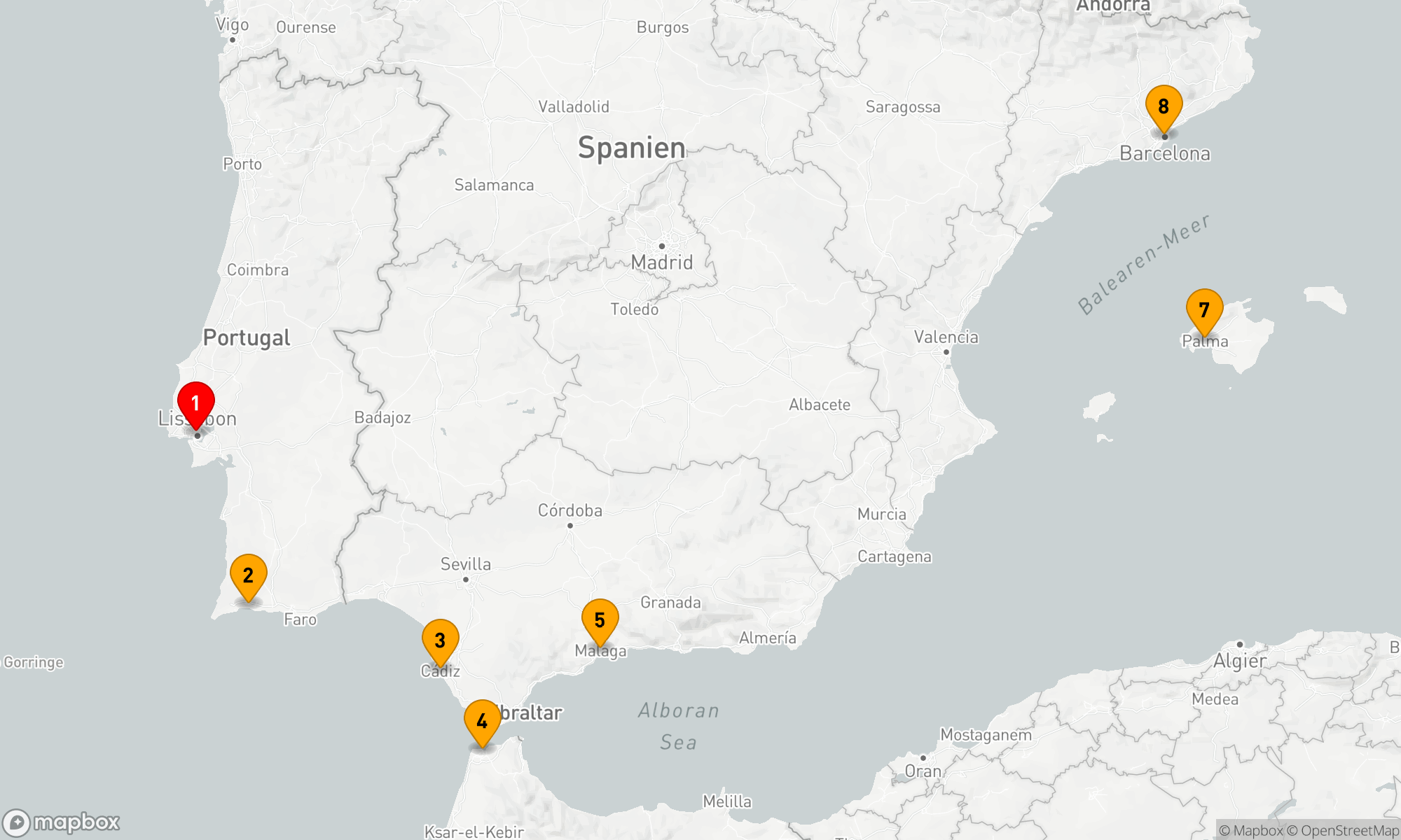 Route 7 Nächte - IBERISCHE ERHABENHEIT