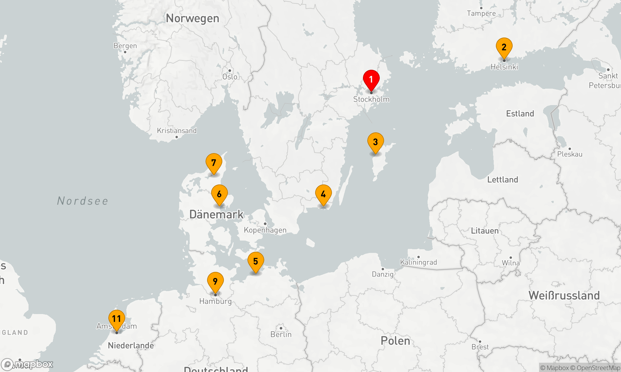 Route 10 Nächte - NORDSEE-KANÄLE & STRÖMUNGEN