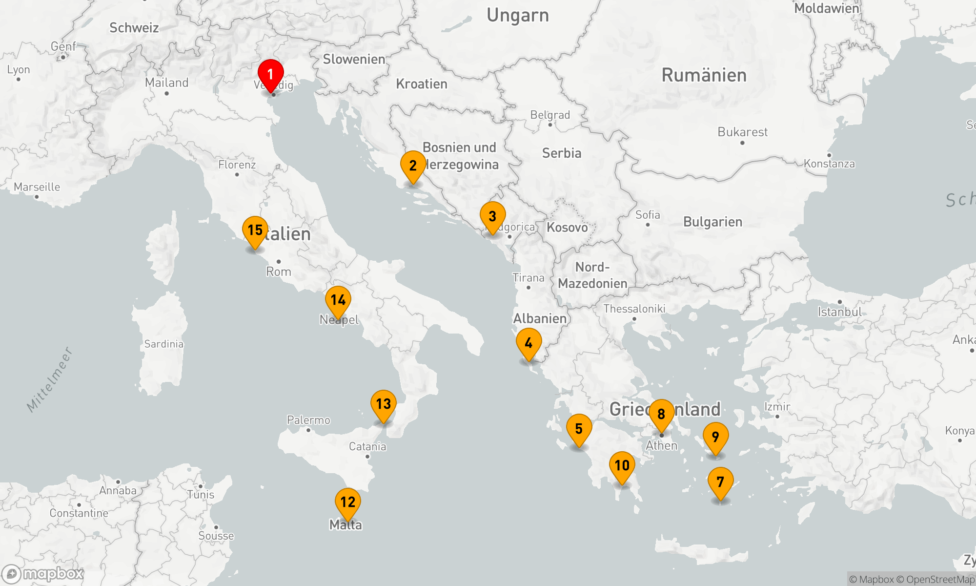 Route 14 Nächte - KANÄLE & KLASSIKER