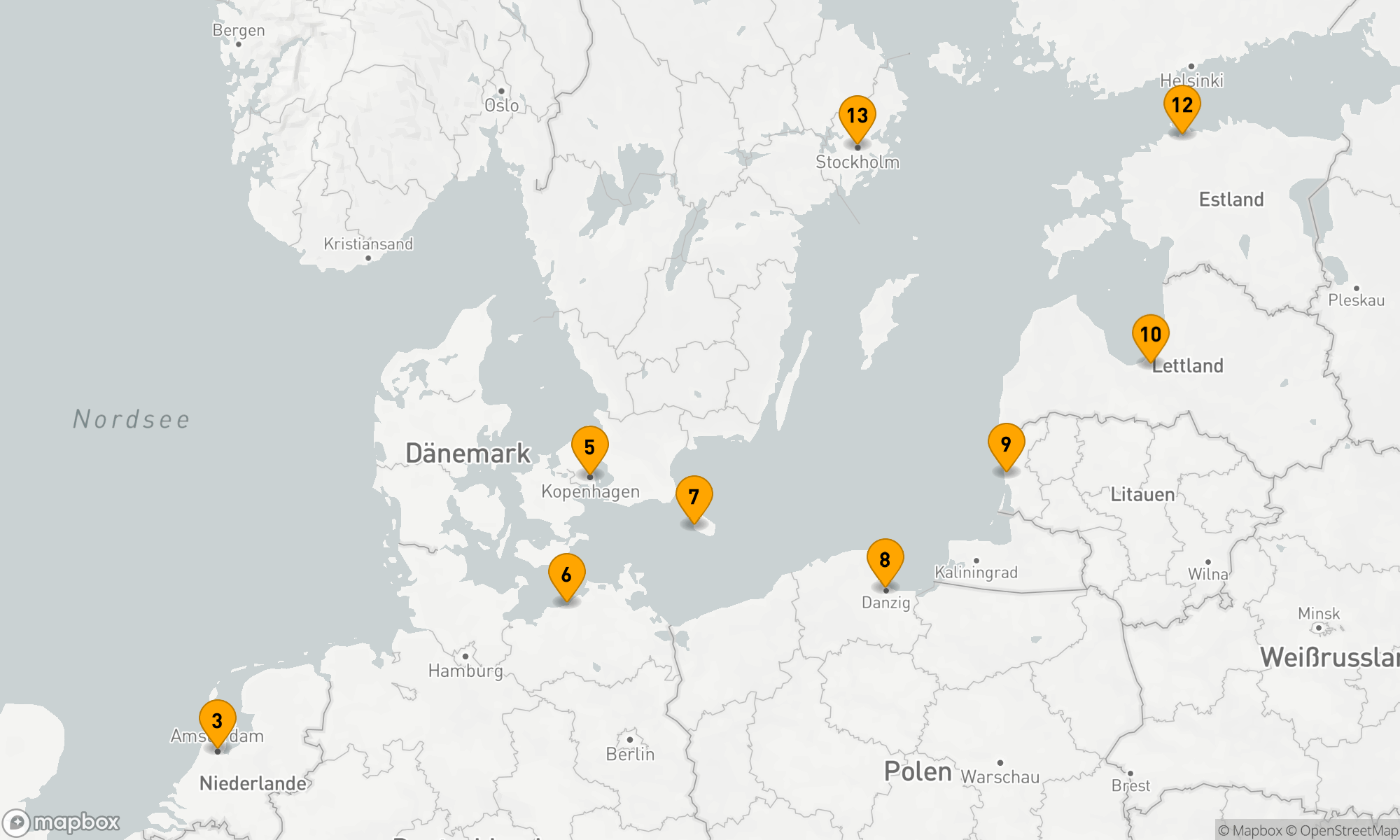 Route 12 Nächte - SCANDI-CHIC & KÖNIGLICHES ERBE
