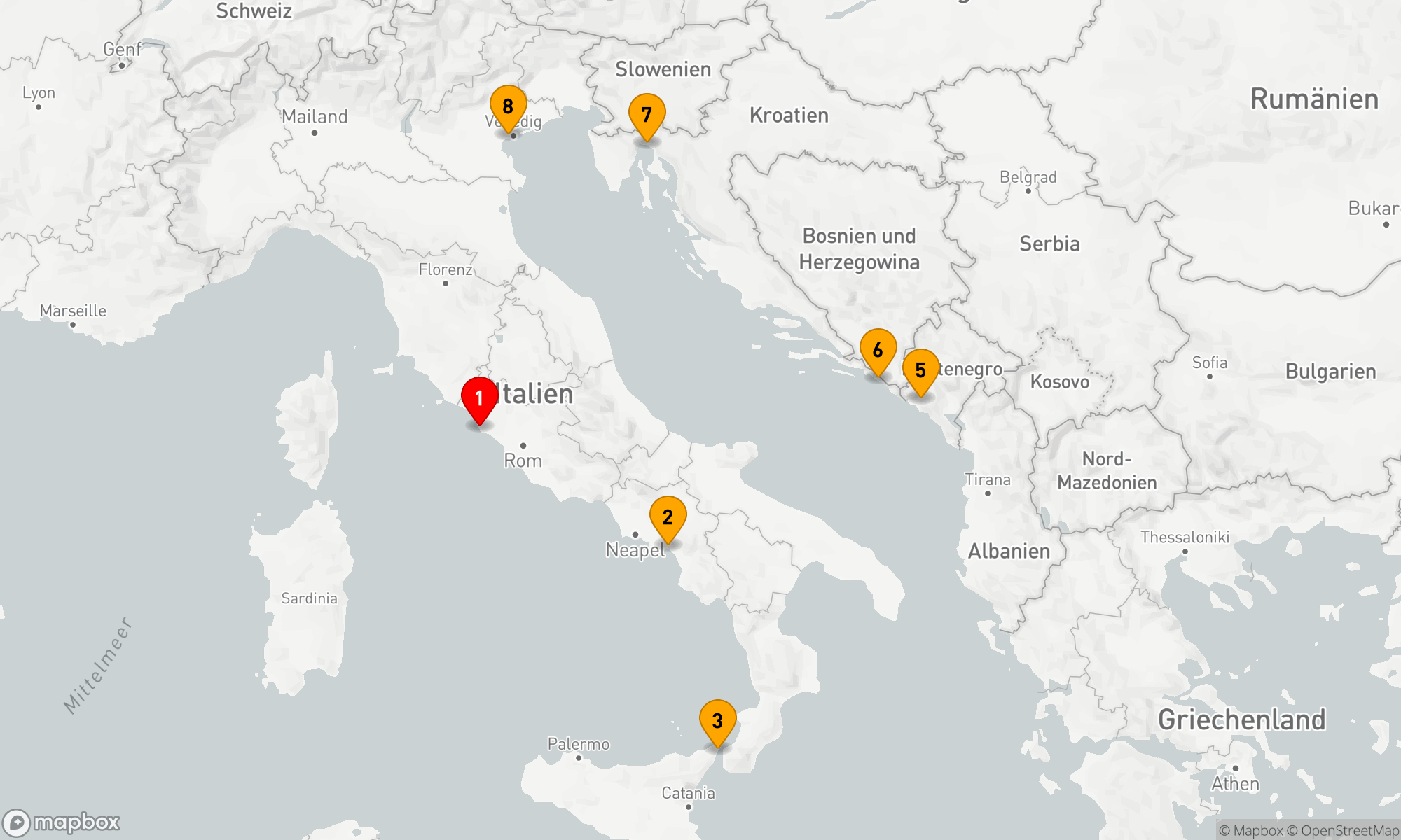 Route 7 Nächte - HIMMEL AM MITTELMEER