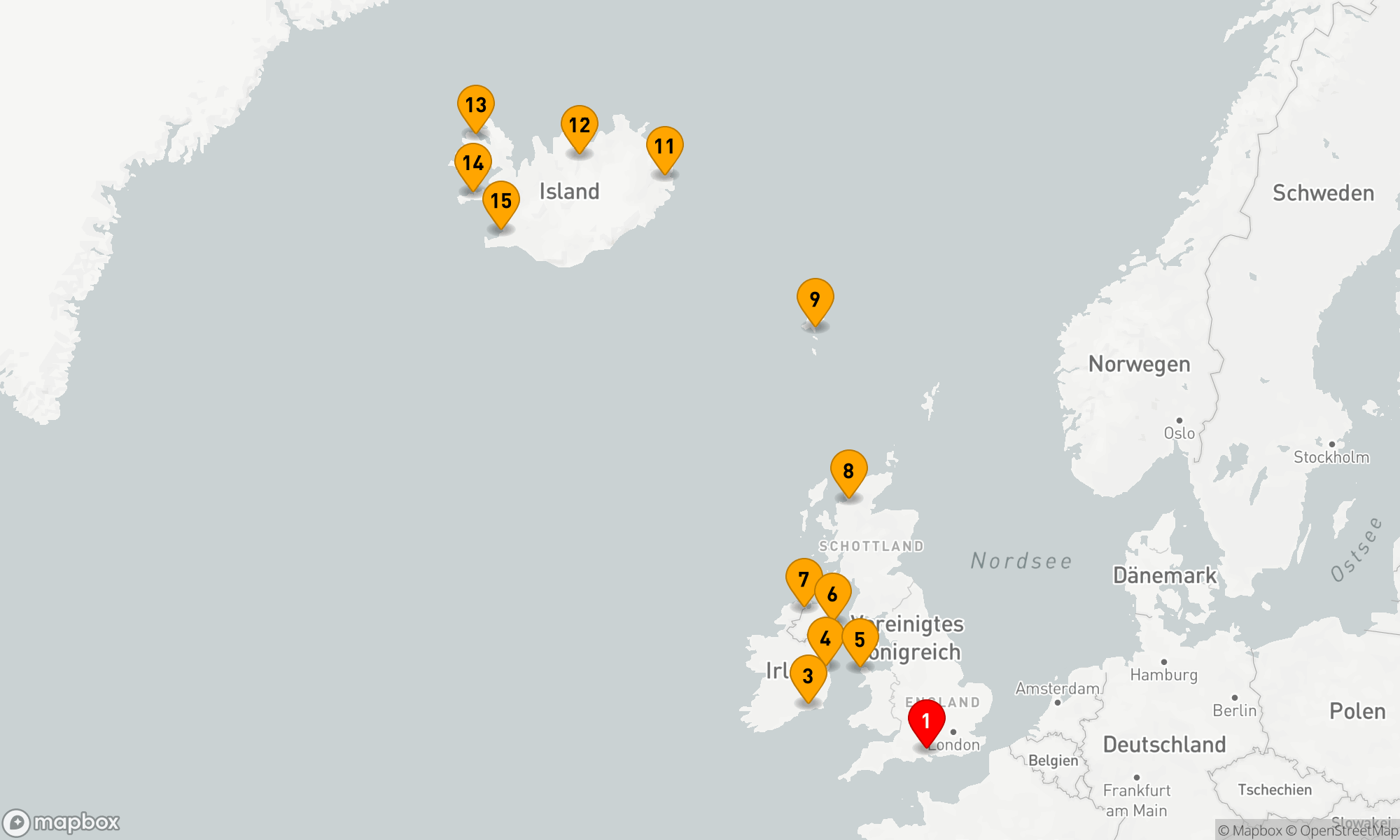 Route 14 Nächte - INSELN & EIS