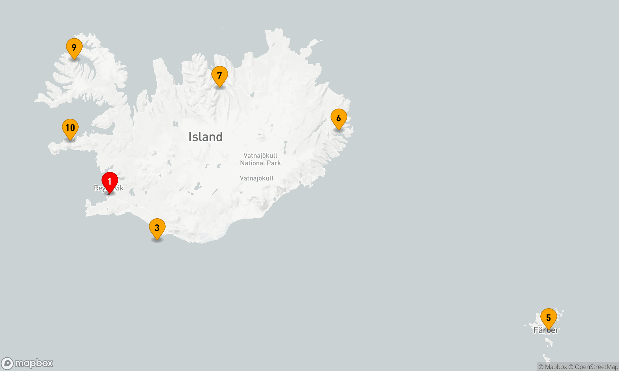 Route 10 Nächte - REISE AUS FEUER UND EIS