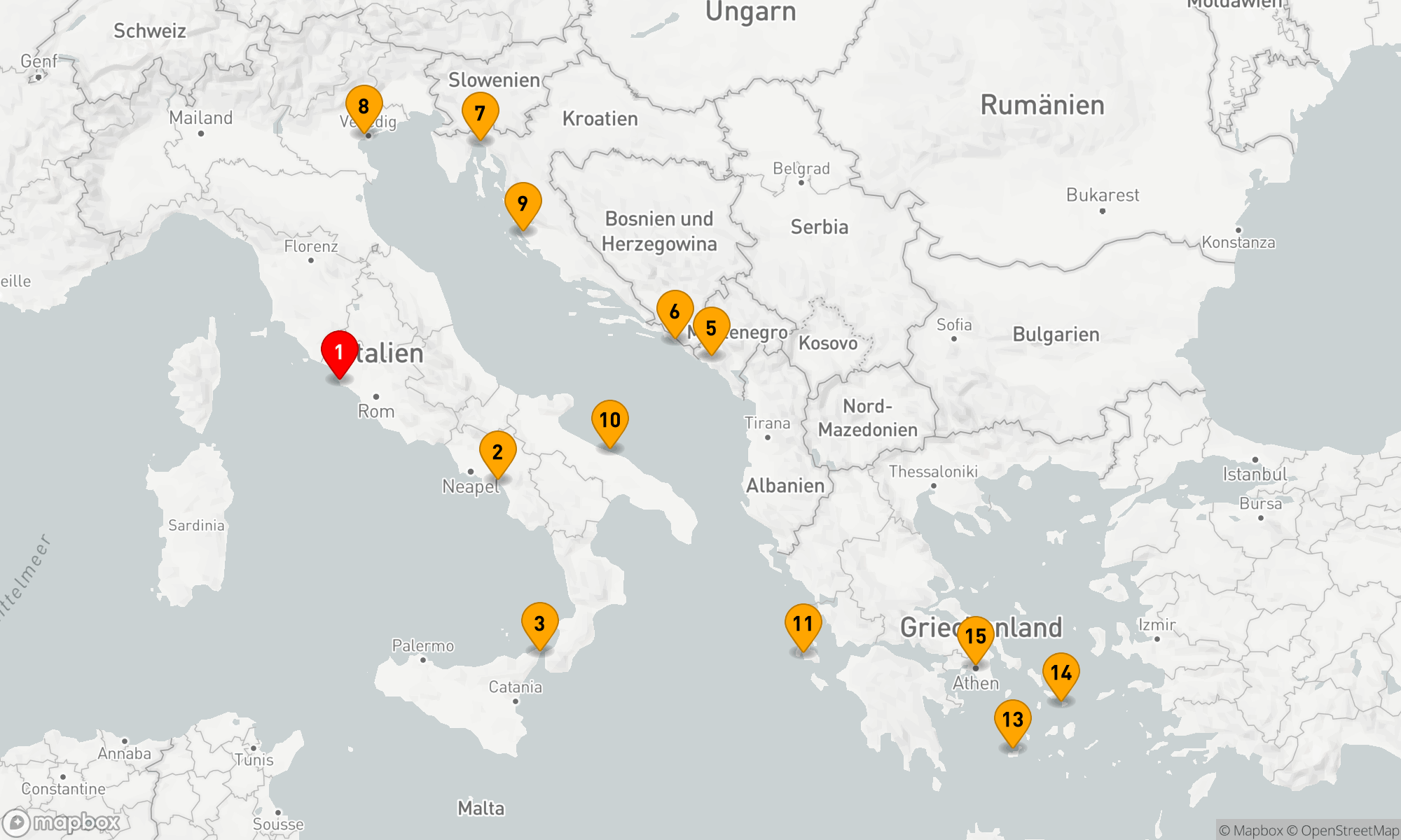 Route 14 Nächte - IDYLLISCHE TAGE