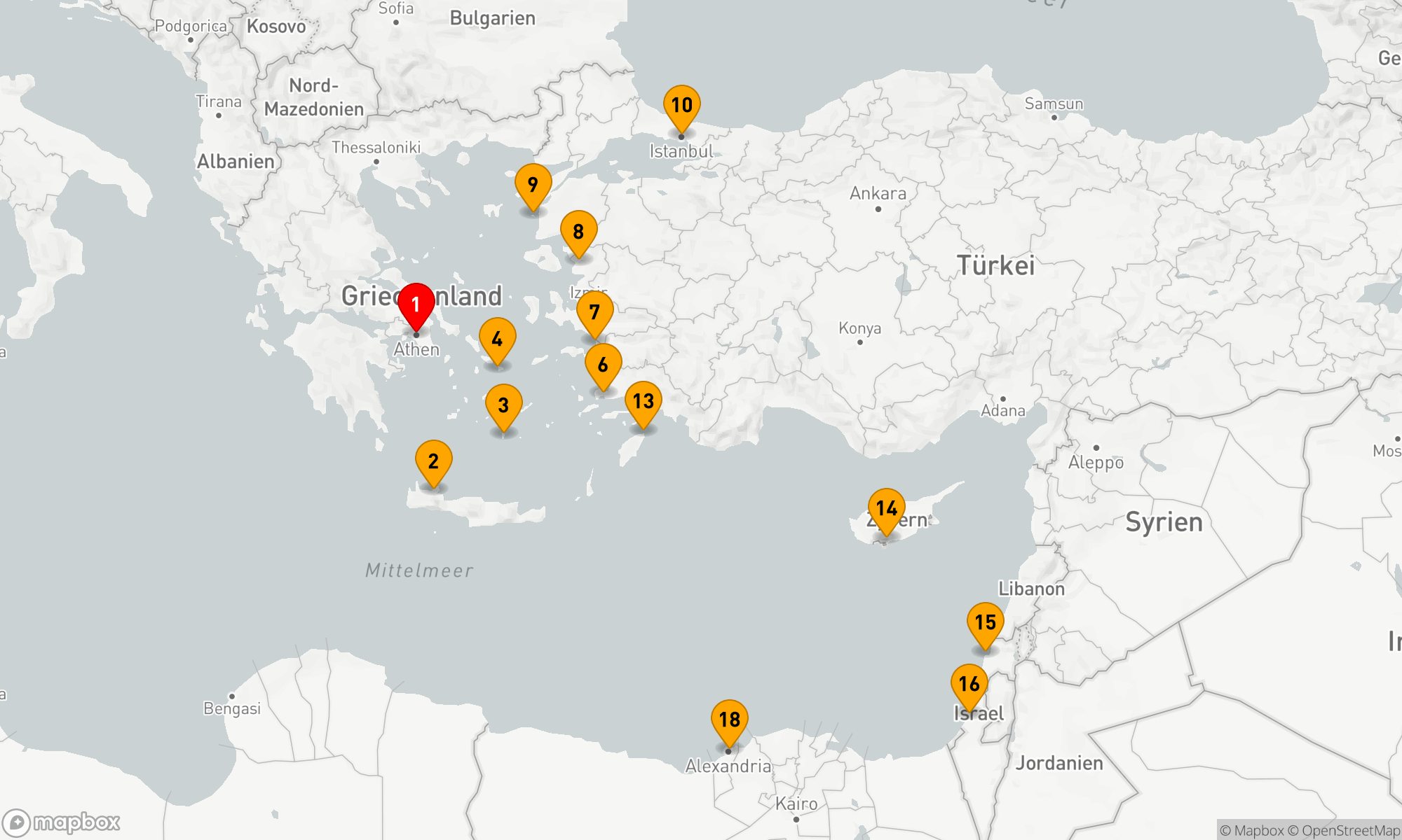 Route 20 Nächte - ALTERTUM & KULTURERBE